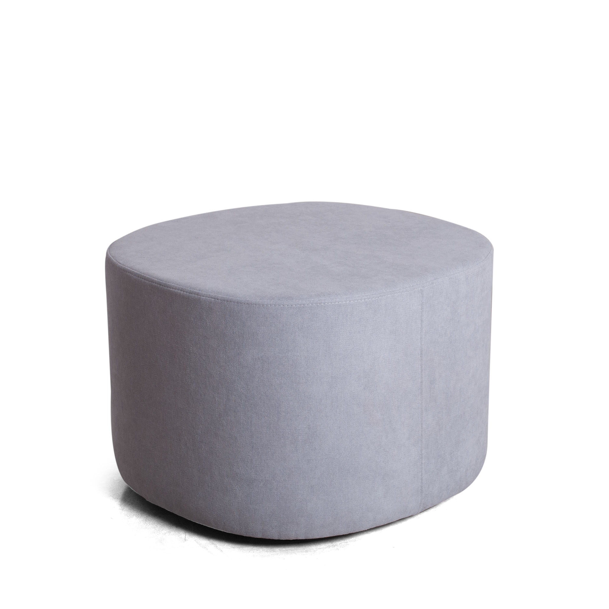 Spouf Job pouf rotondo tessuto ecopelle