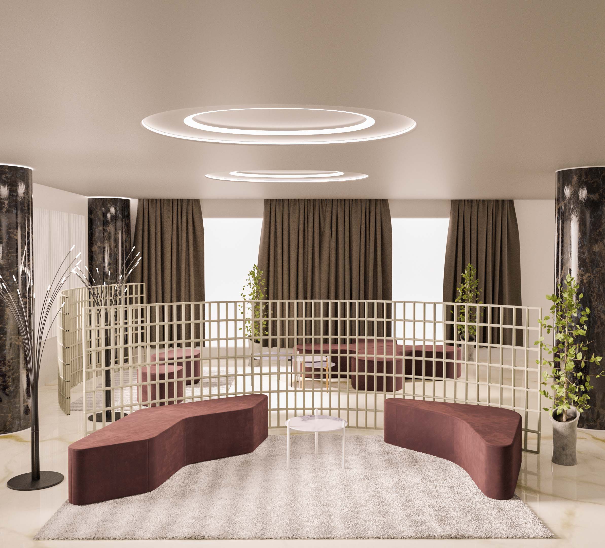 Spouf Boomerang pouf da interno di design