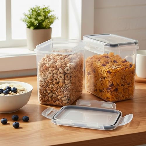 Baroni Home Set 10 Contenitori Ermetici 1,4L Senza BPA
