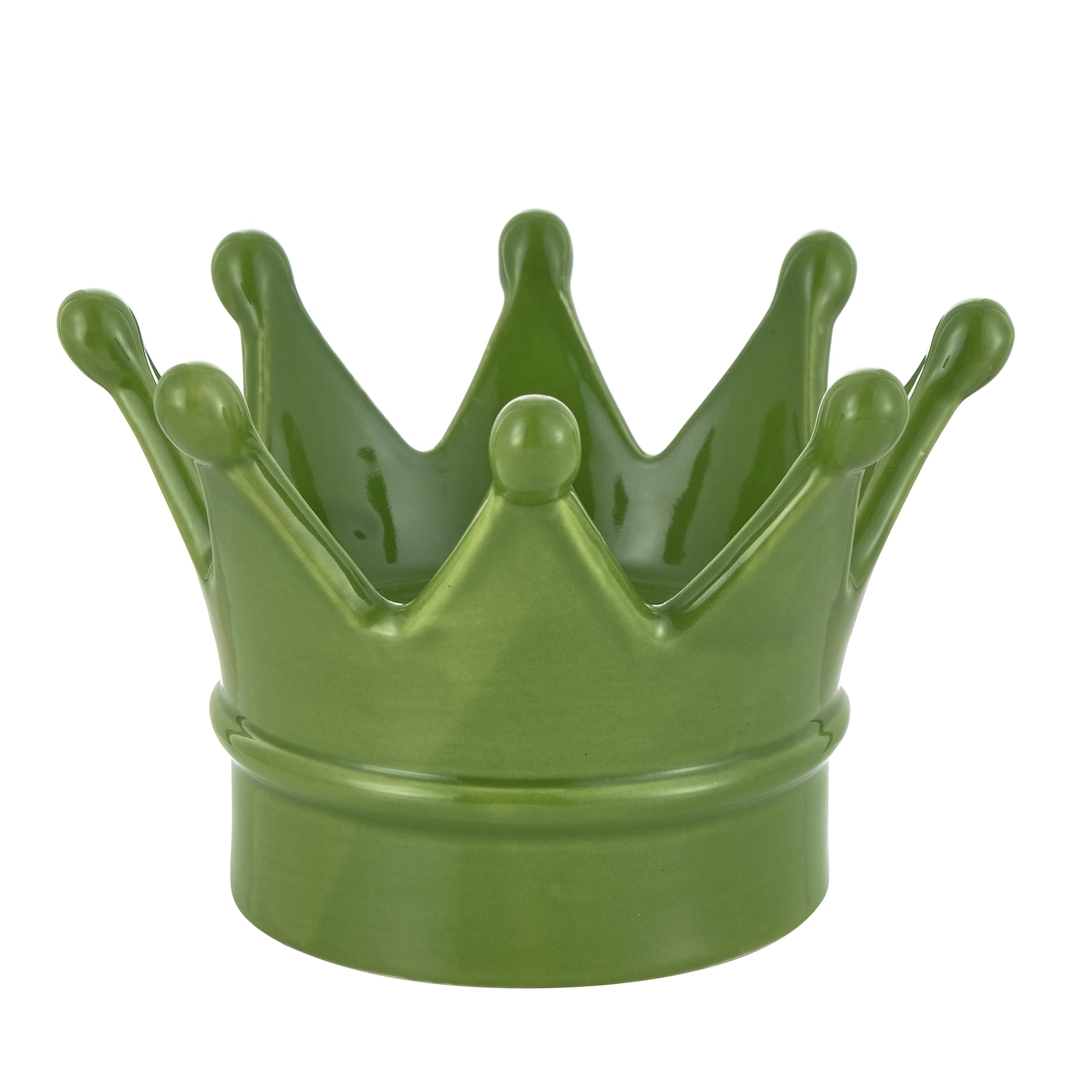 Baroni Home corona porcellana turchese small 8x8x5 cm