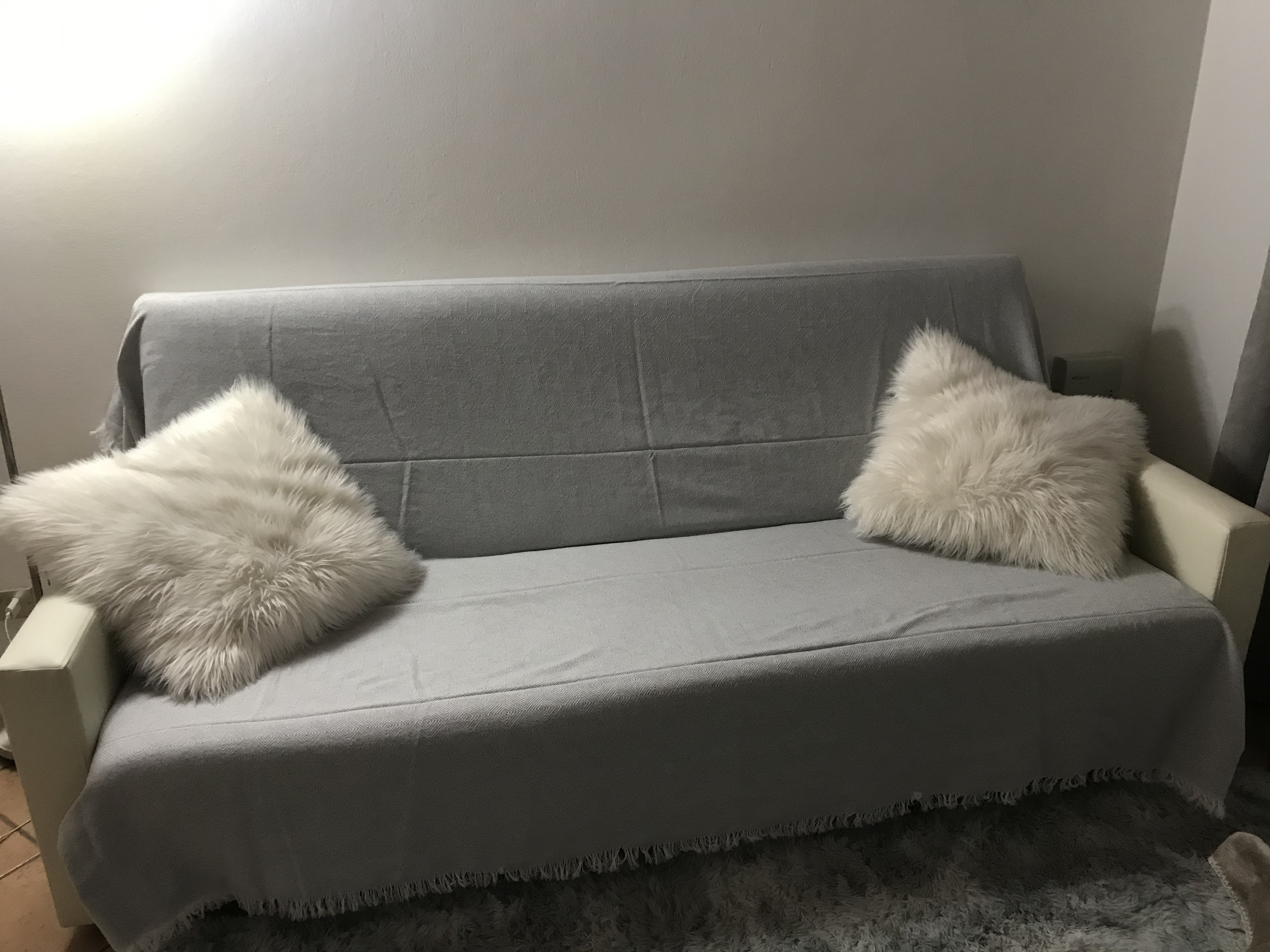 Textilhome telo copridivano Dante 180x285 cm perlato