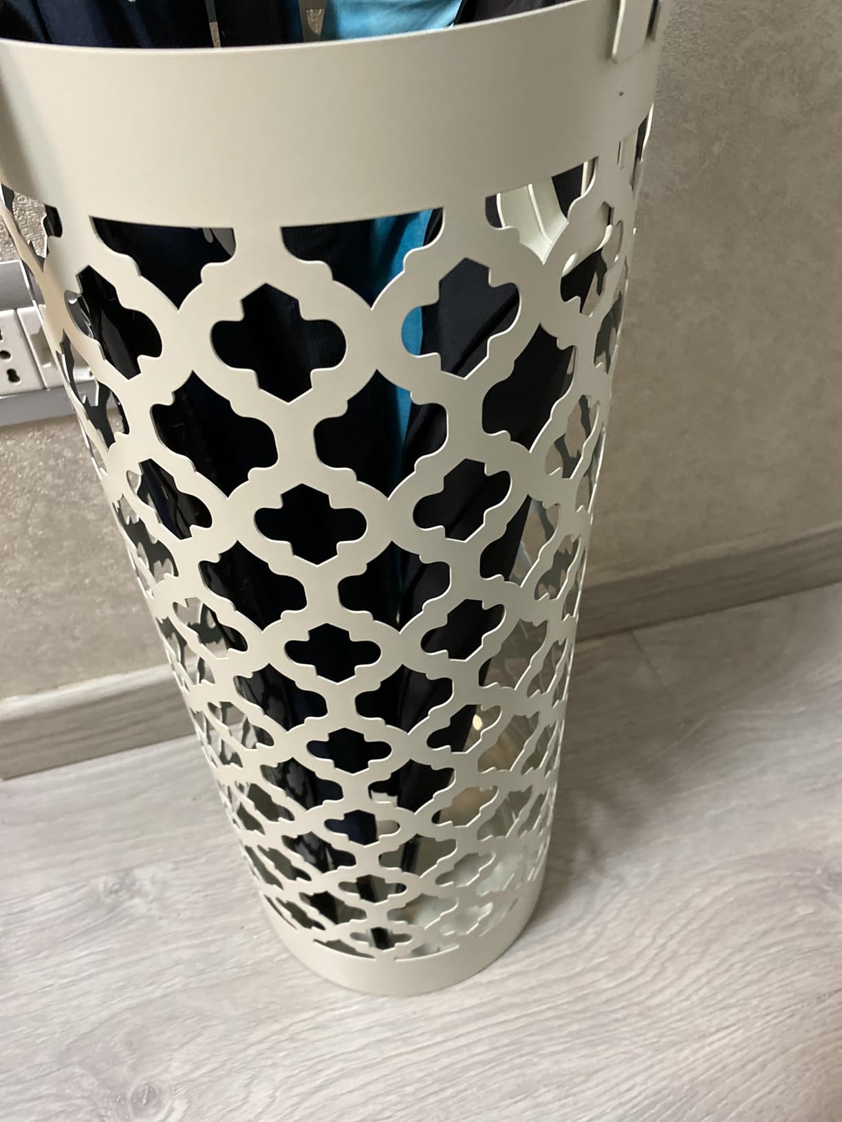 Baroni Home Classic portaombrelli tortora 19x19x49 cm metallo