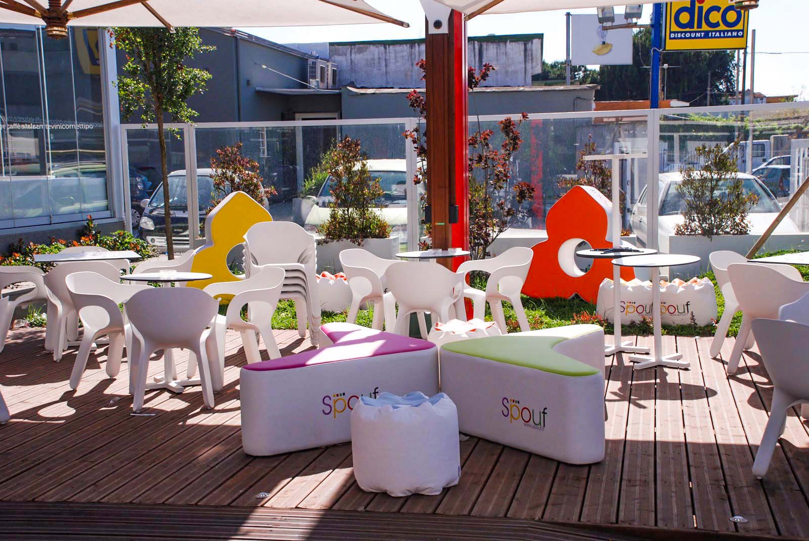 Spouf Boomerang pouf da esterno