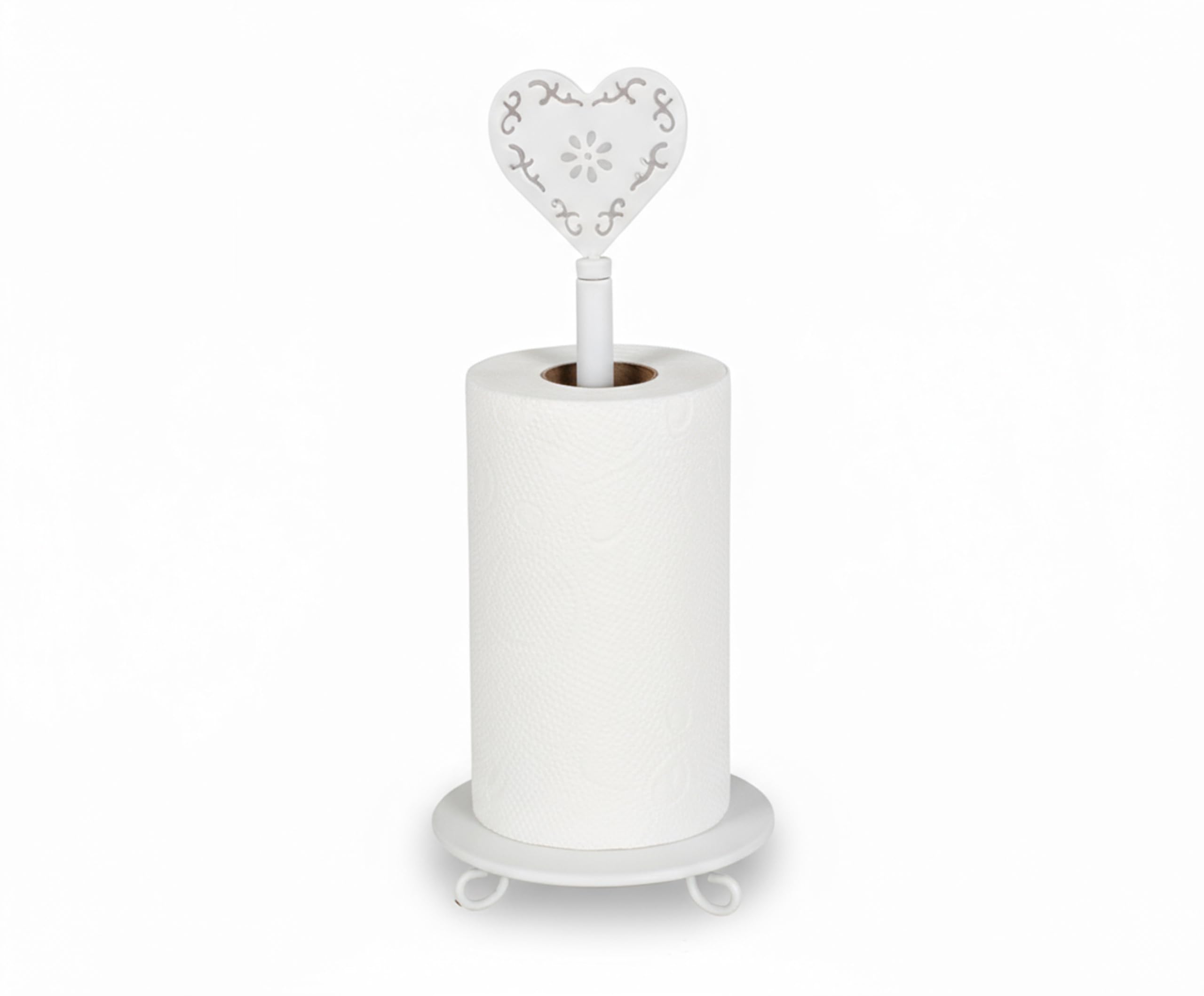 Baroni Shabby Chic portatovaglioli in ferro 20x20x8 cm