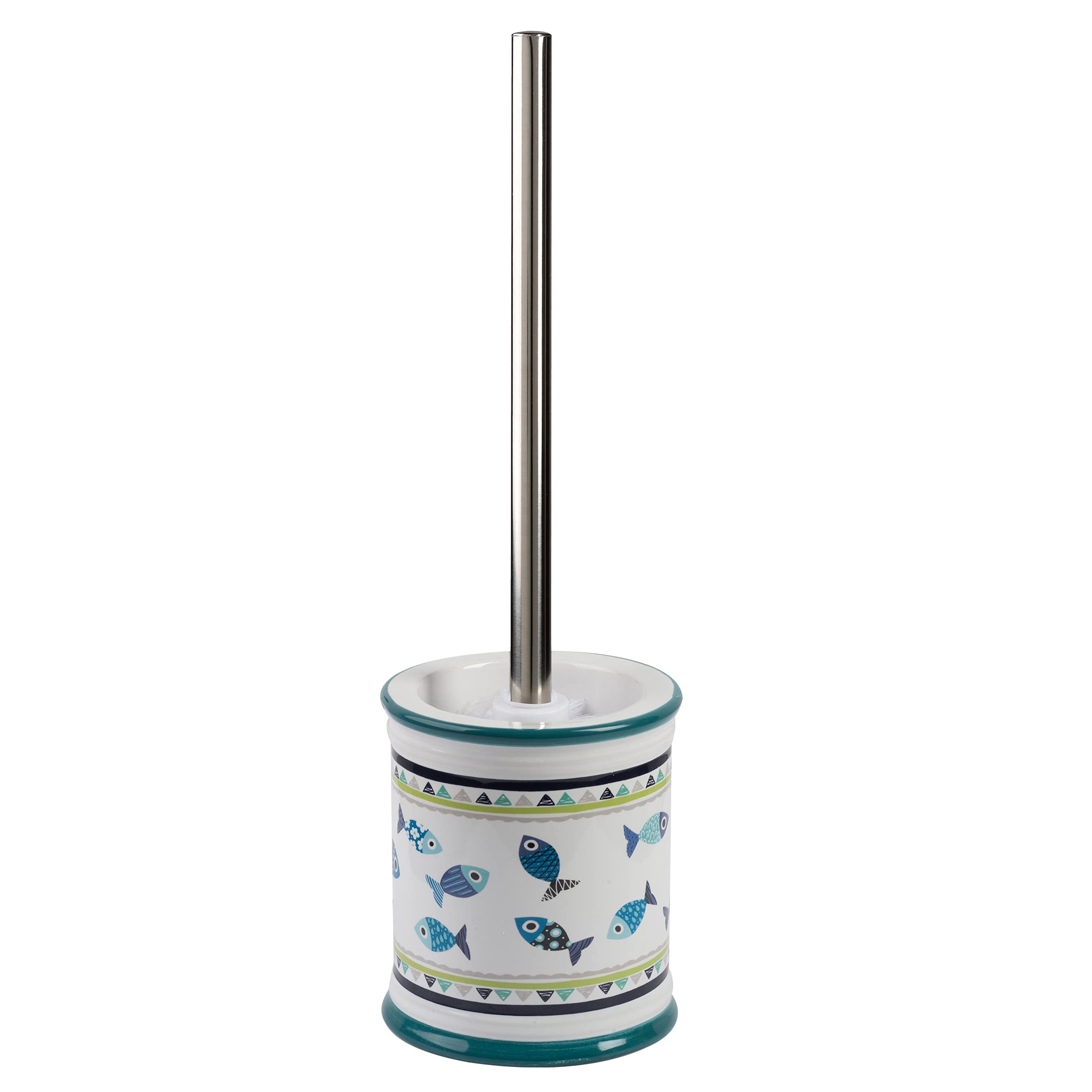 Baroni Home Fiori portascopino ceramica 11x11x39 cm