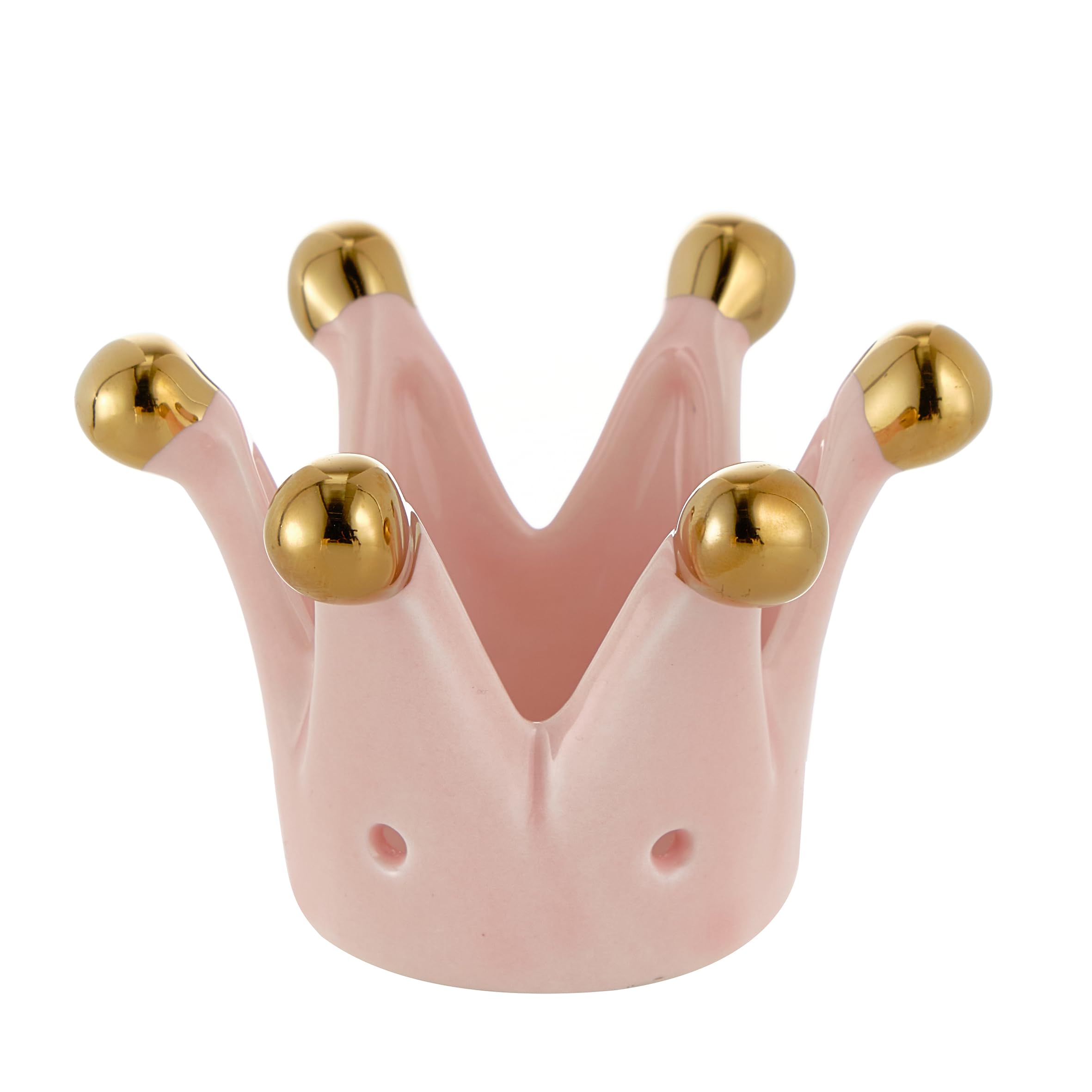 Baroni Home corona porcellana turchese small 8x8x5 cm