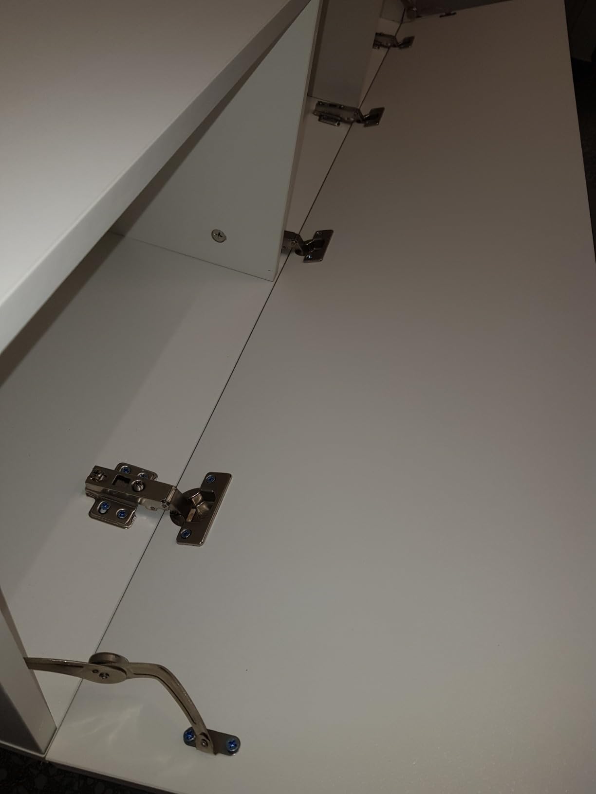 Baroni Home mobile TV sospeso 3 cassetti bianco 140 cm MDF