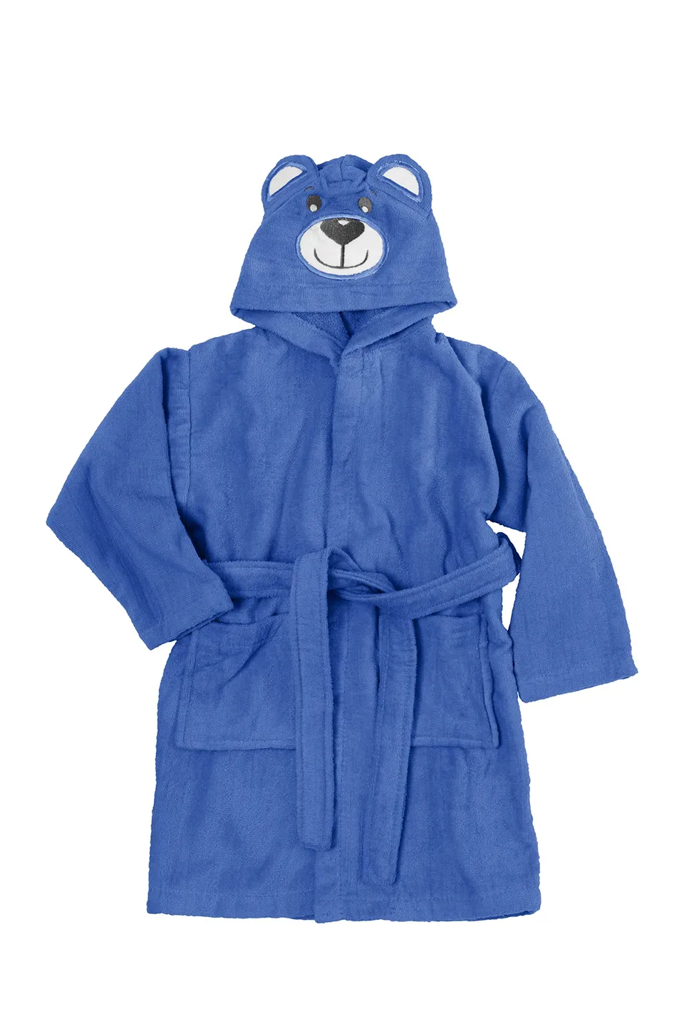 Baroni Home Accappatoio Bimbo Blu 0-2 Anni Cotone