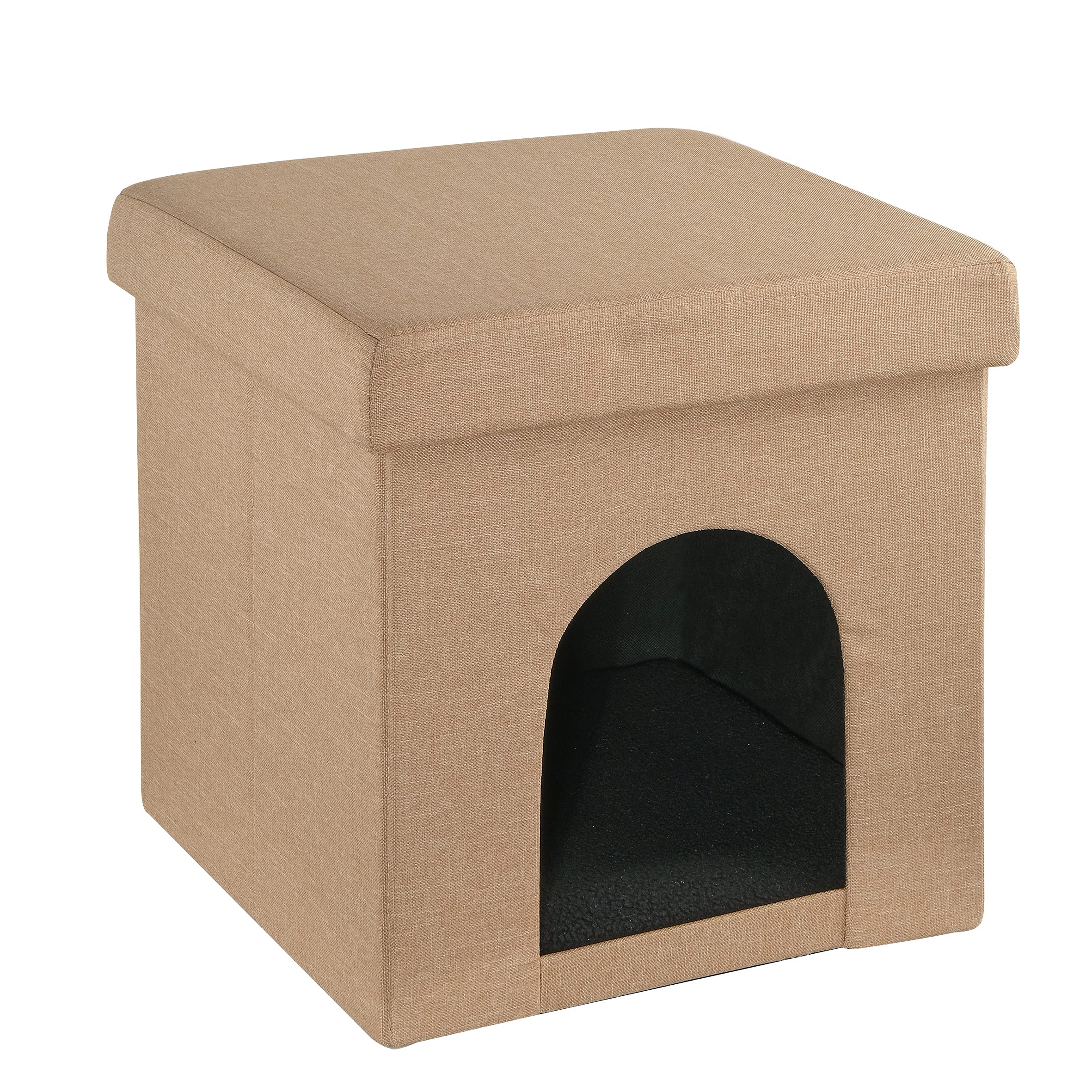 Baroni Home cuccia cane gatto tortora 38x38 cm pieghevole