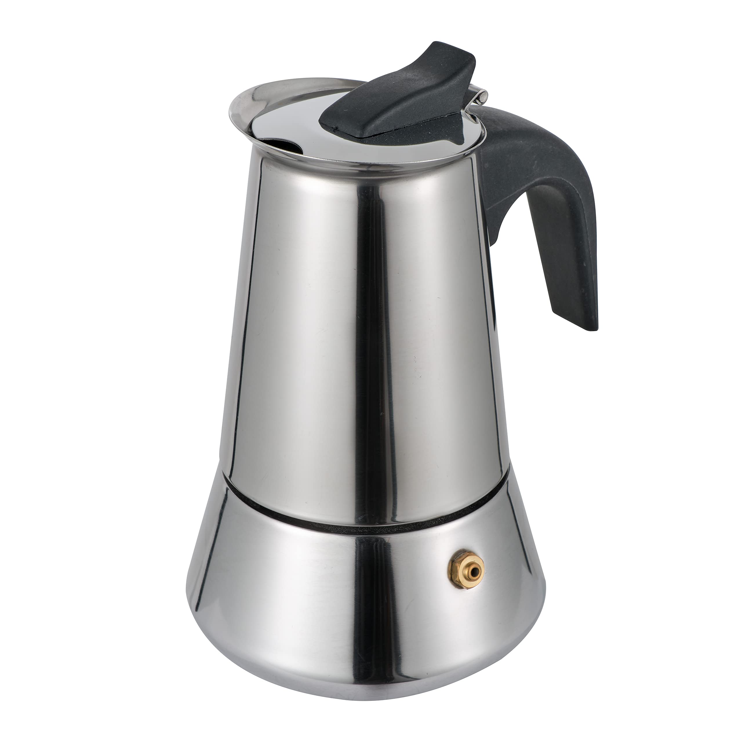 Baroni Moka Express Caffettiera Acciaio 2 Tazzine