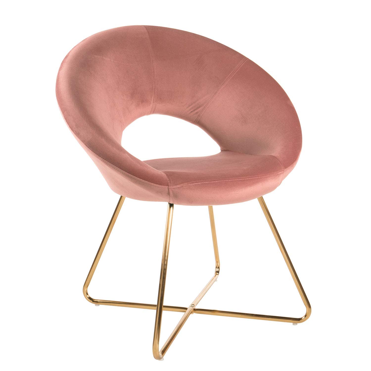 Baroni Home Montemaggi poltrona velluto petrolio gambe oro