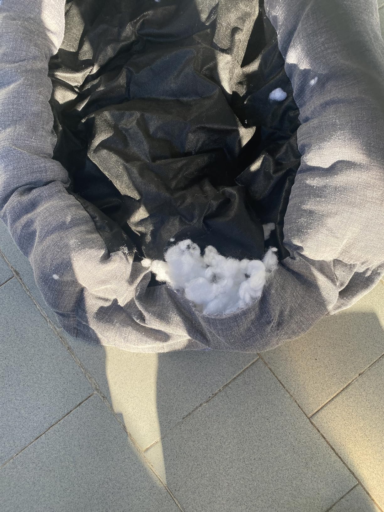 Baroni Home cuccia cane rettangolare grigio blu 60x70 cm