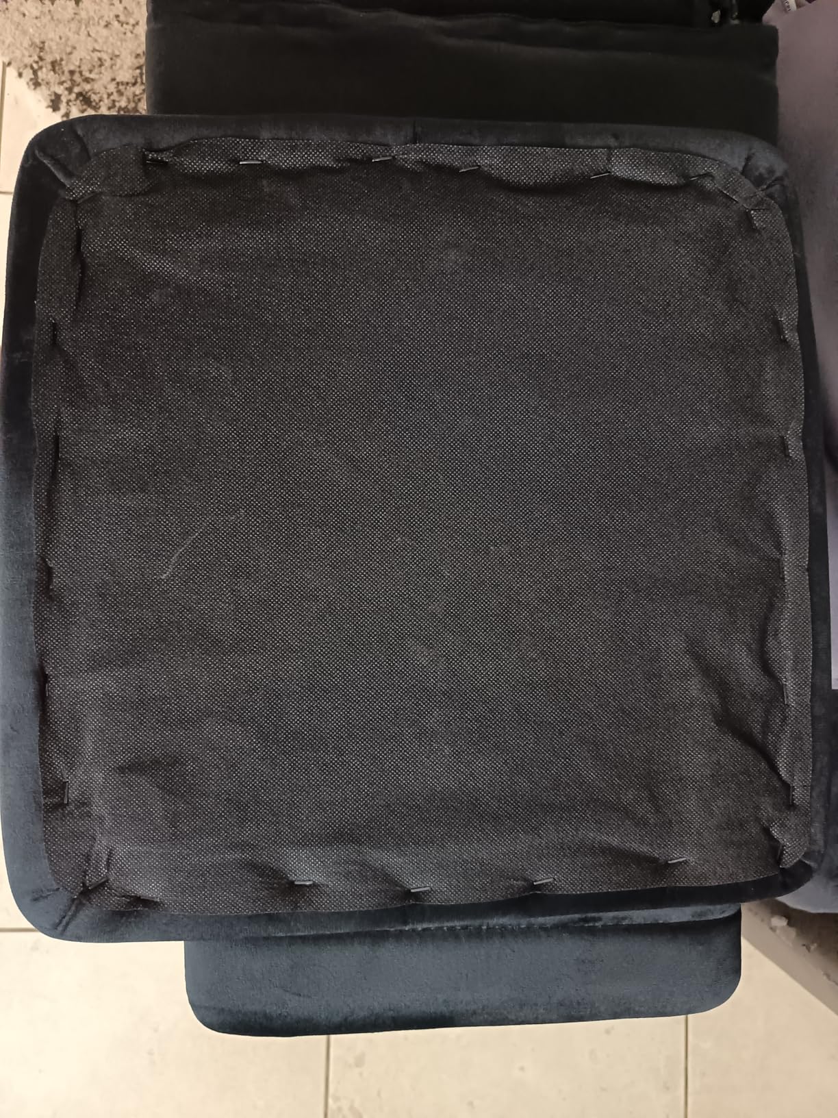 Baroni Home Set 4 Sedie da Pranzo Nero 40x48x96 cm