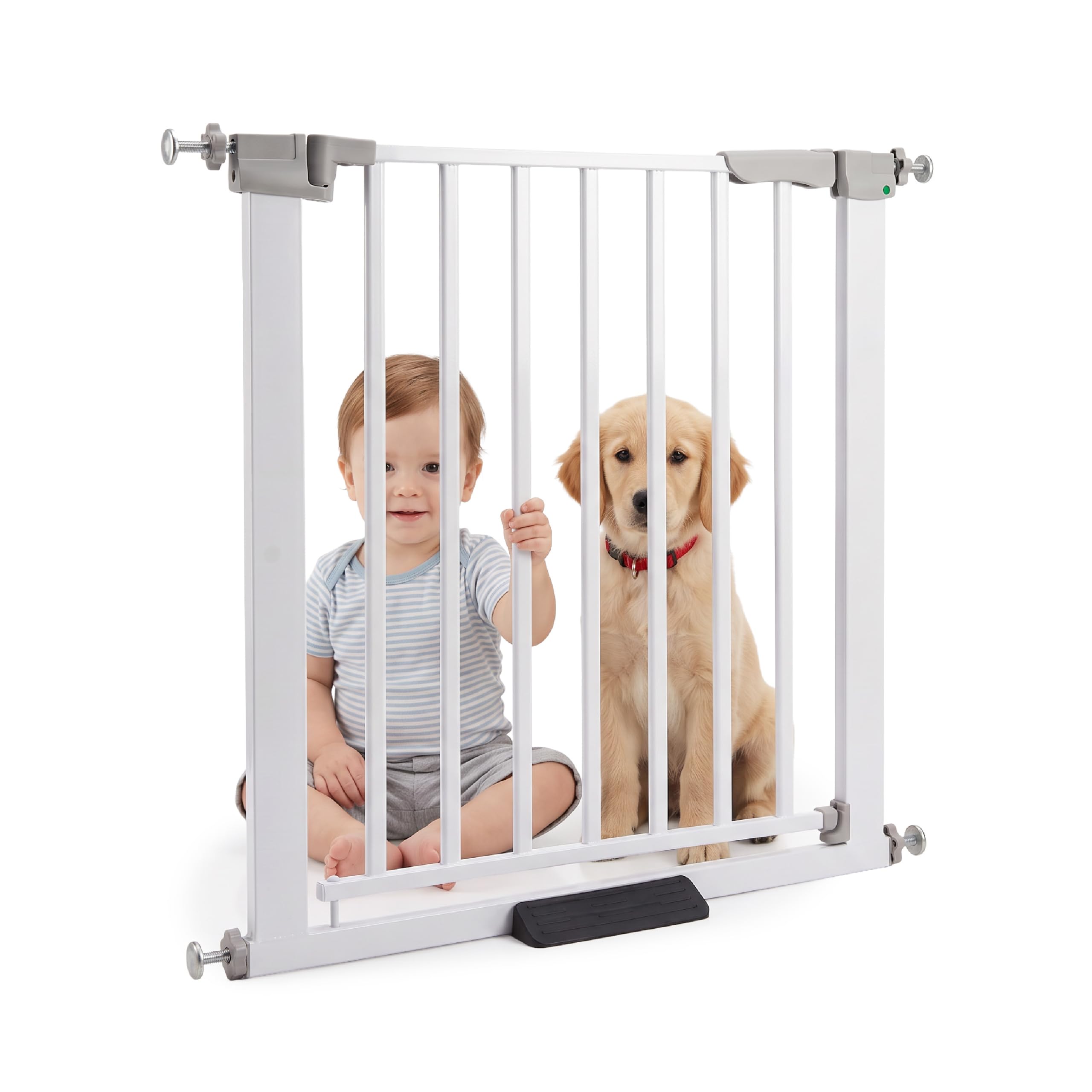 Baroni Home Cancello Cani Estensibile Grande 146-153 cm