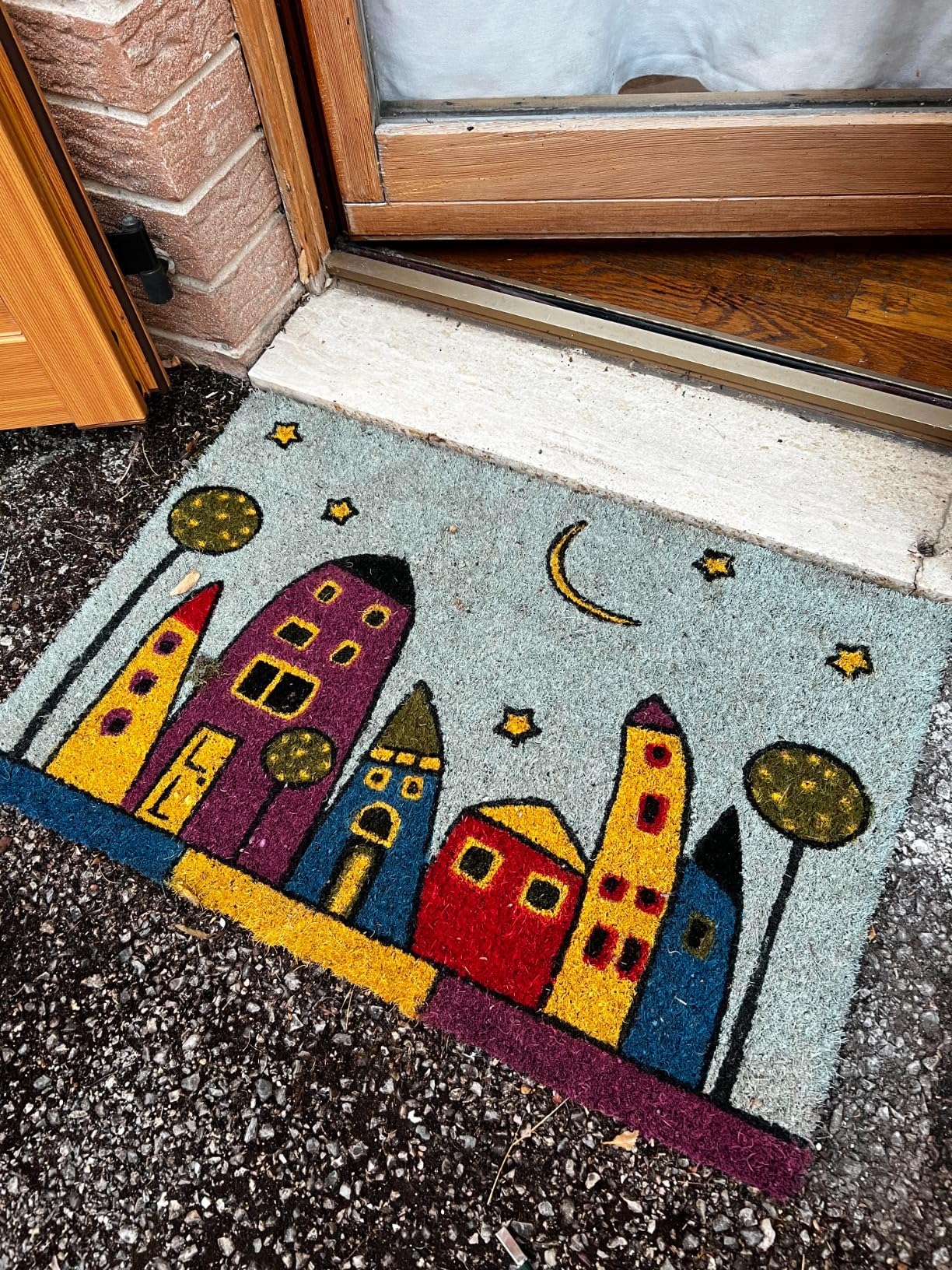 Baroni Home zerbino cocco Villaggio Notte 60x40 cm