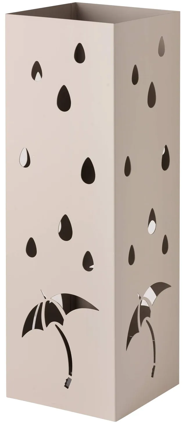 Baroni Home portaombrelli metallo tortora 15,5x15x49 cm