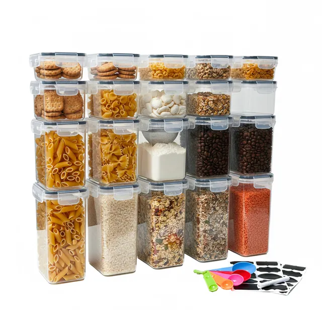 Baroni Home Set 20 Contenitori Ermetici Misti Senza BPA
