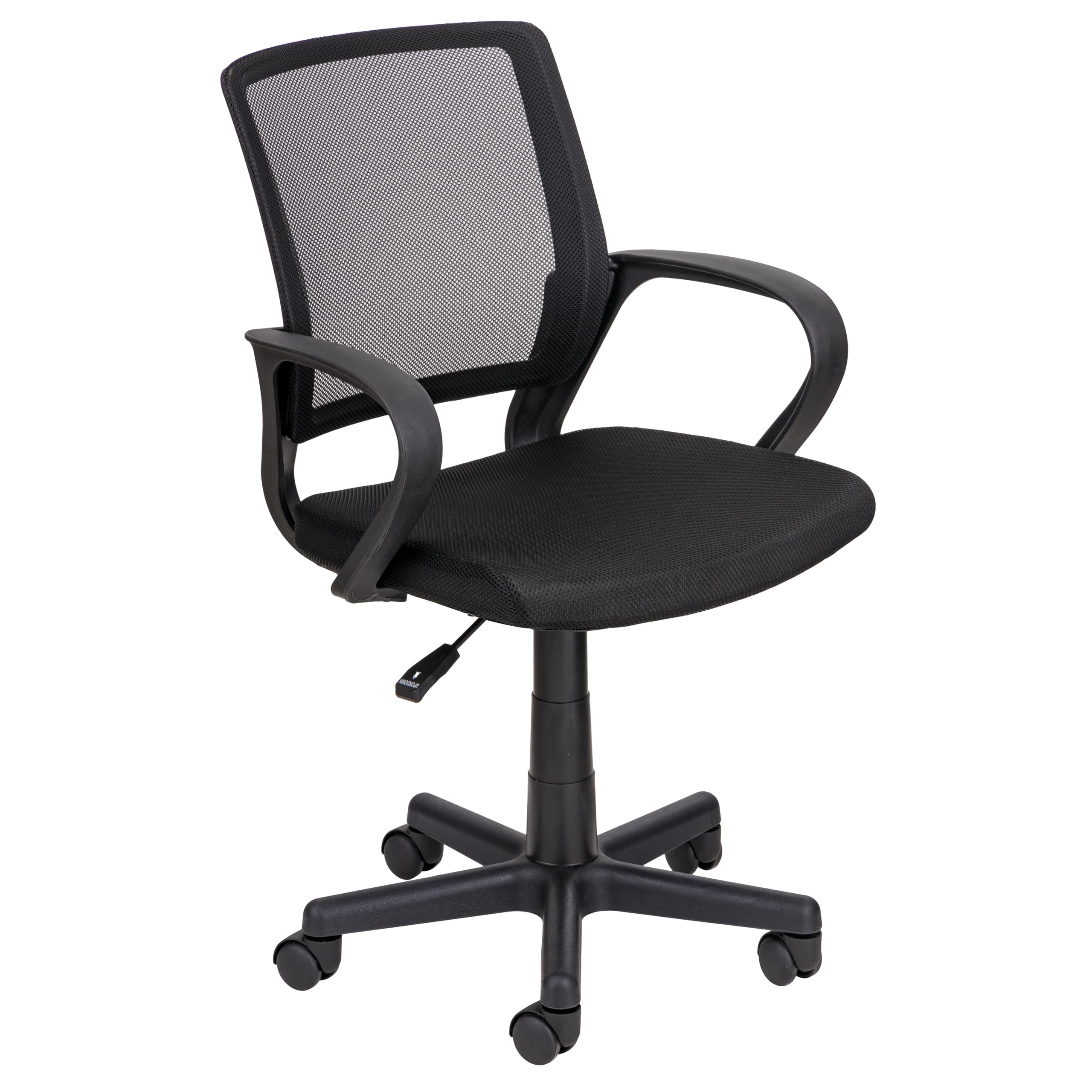 Baroni Home Sedia Ufficio Nera Ergonomica 55x48x91 cm