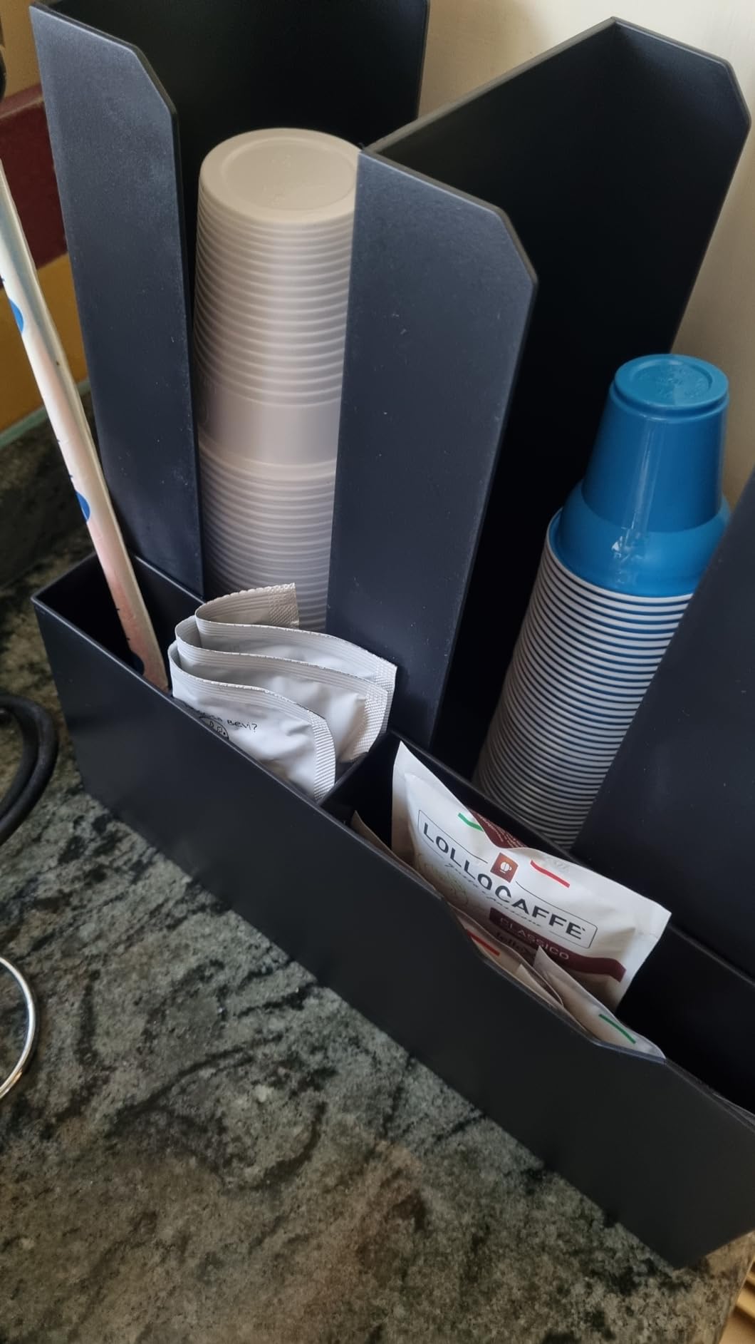 Baroni Home Coffee Station Nera Porta Capsule 55 Capsule 11 Scomparti