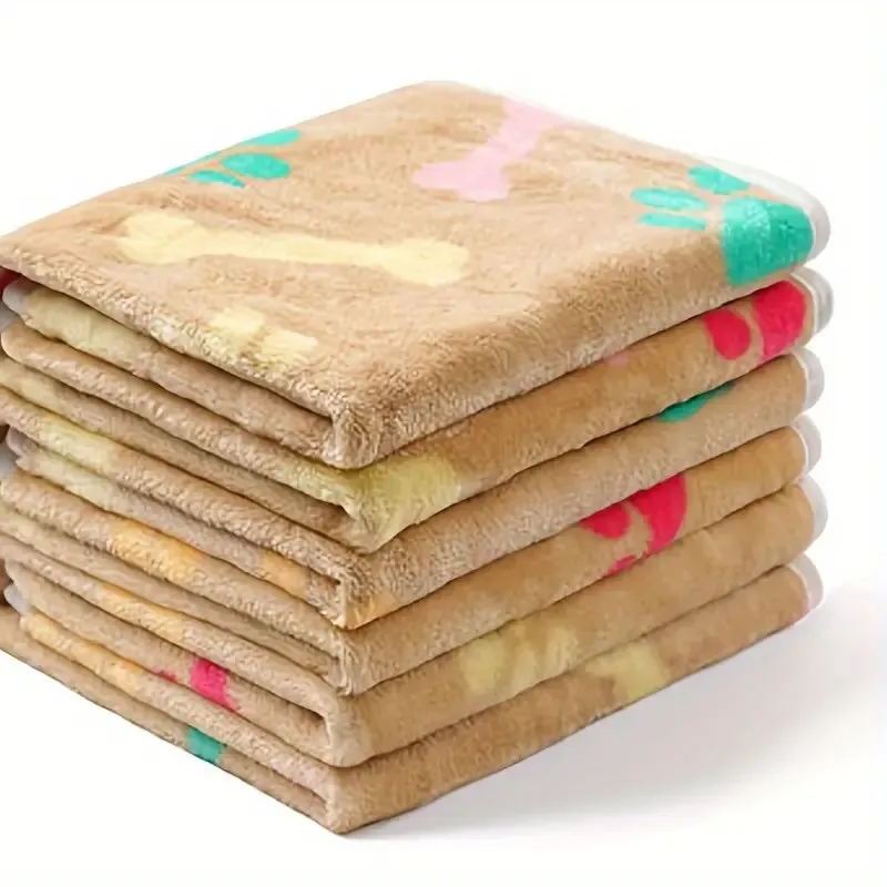 PetPlus manta morbida animali beige 104x76 cm