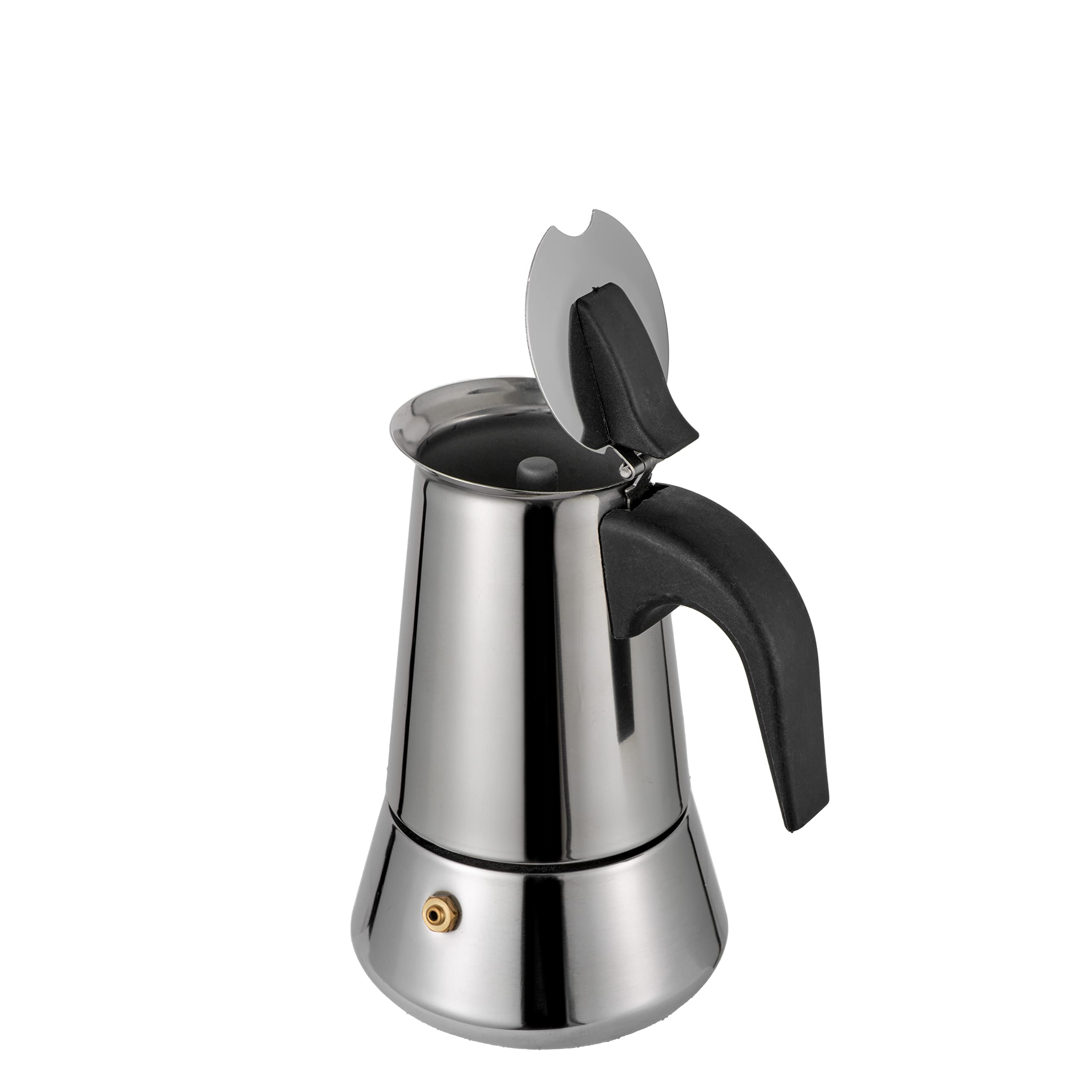 Baroni Moka Express Caffettiera Acciaio 2 Tazzine