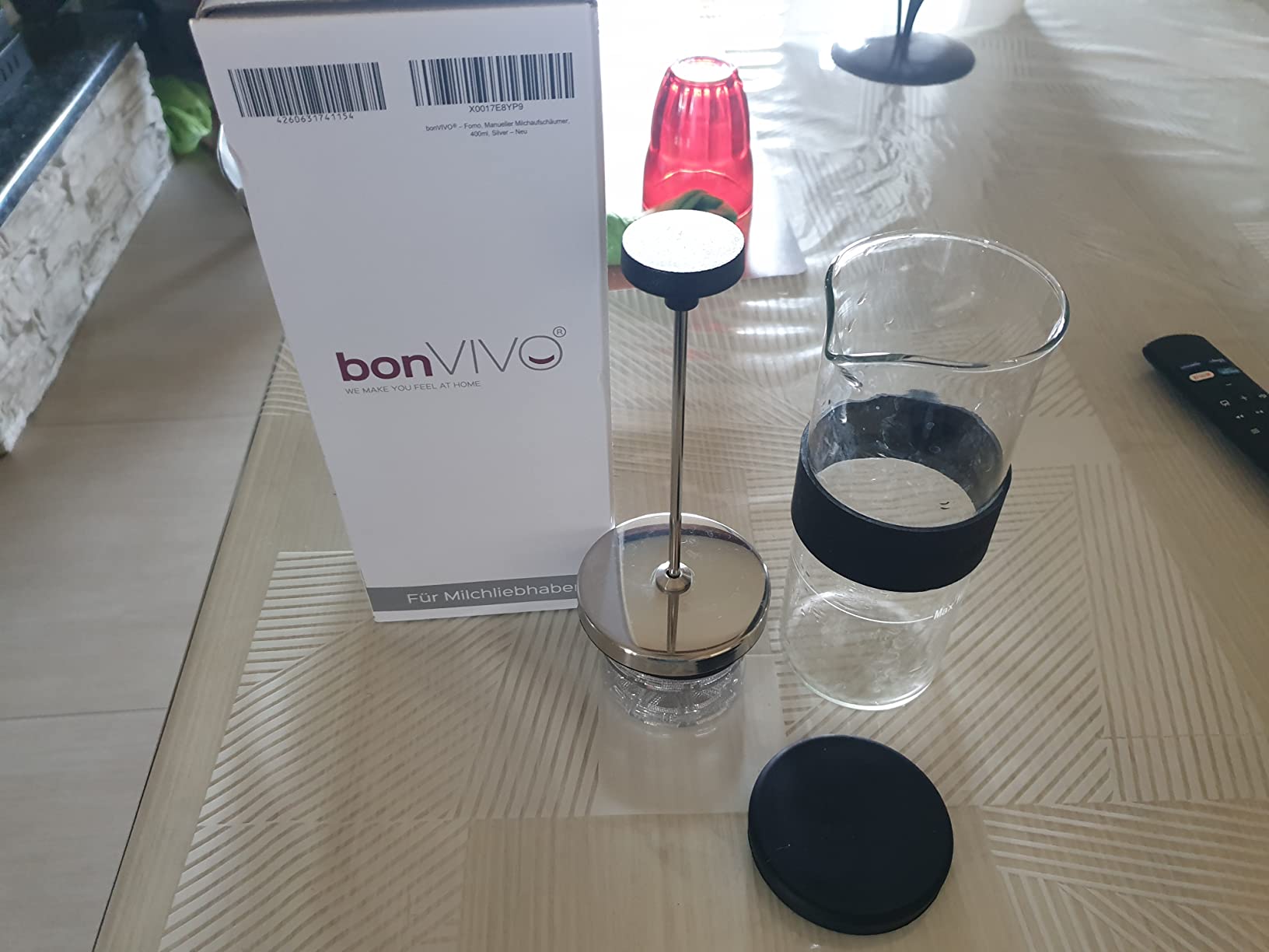 bonVIVO FOMO montalatte manuale 400 ml rame