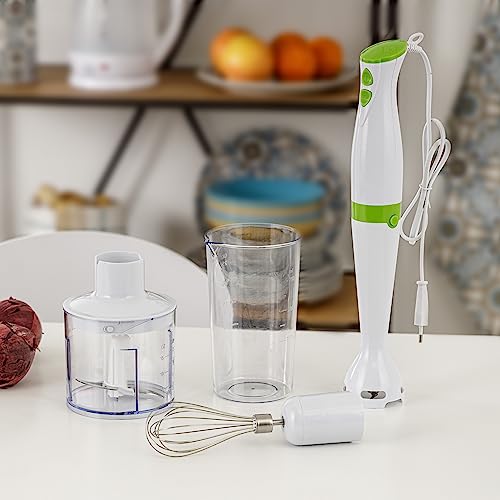 Baroni Home mixer immersione 3 in 1 200W con tritatutto