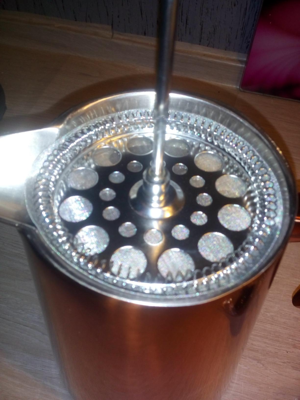 bonVIVO Aromo Caffettiera French Press 1000 ml Acciaio Inox