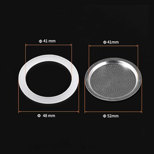 bonVIVO Intenca ricambi moka 2 tazze acciaio inox