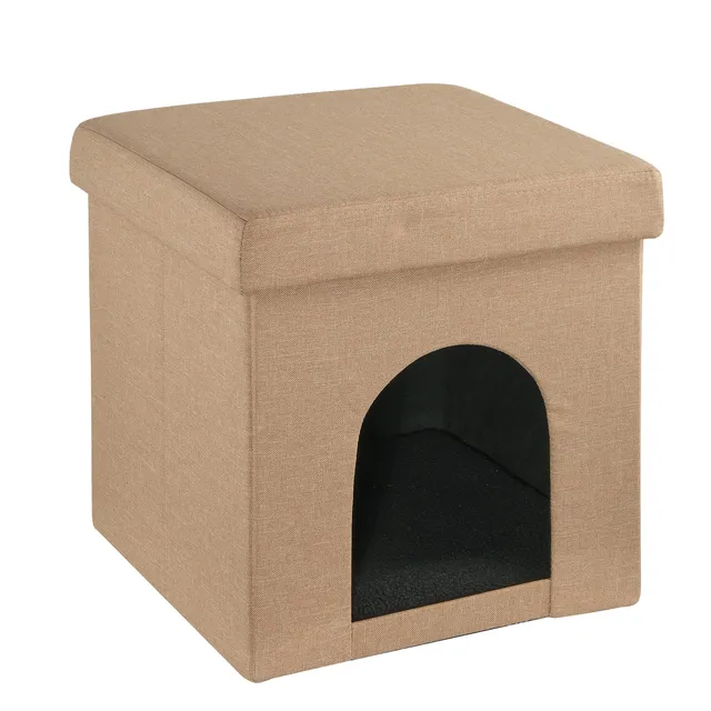 Baroni Home cuccia cane gatto tortora 38x38 cm pieghevole