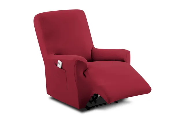 Textilhome Teide Copripoltrona Relax Rosso 1 Posto Antigraffio