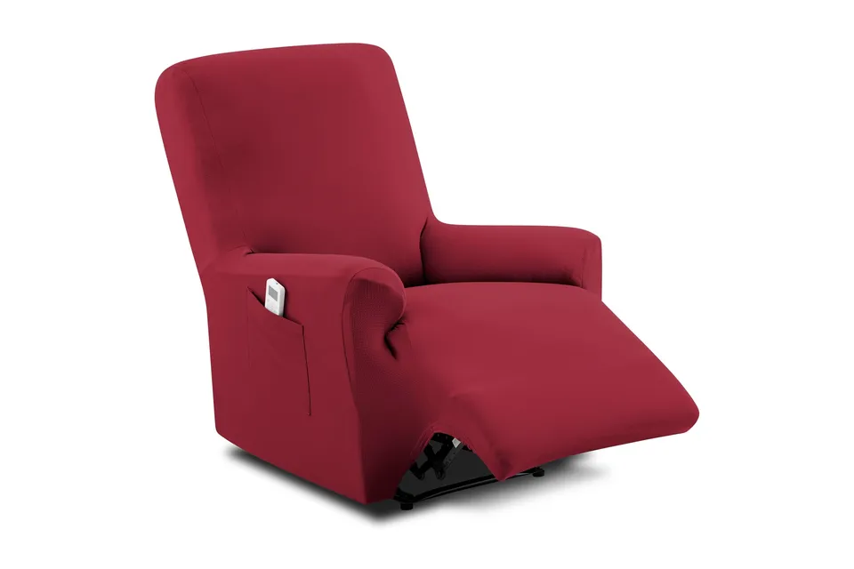 Textilhome Teide Copripoltrona Relax Rosso 1 Posto Antigraffio