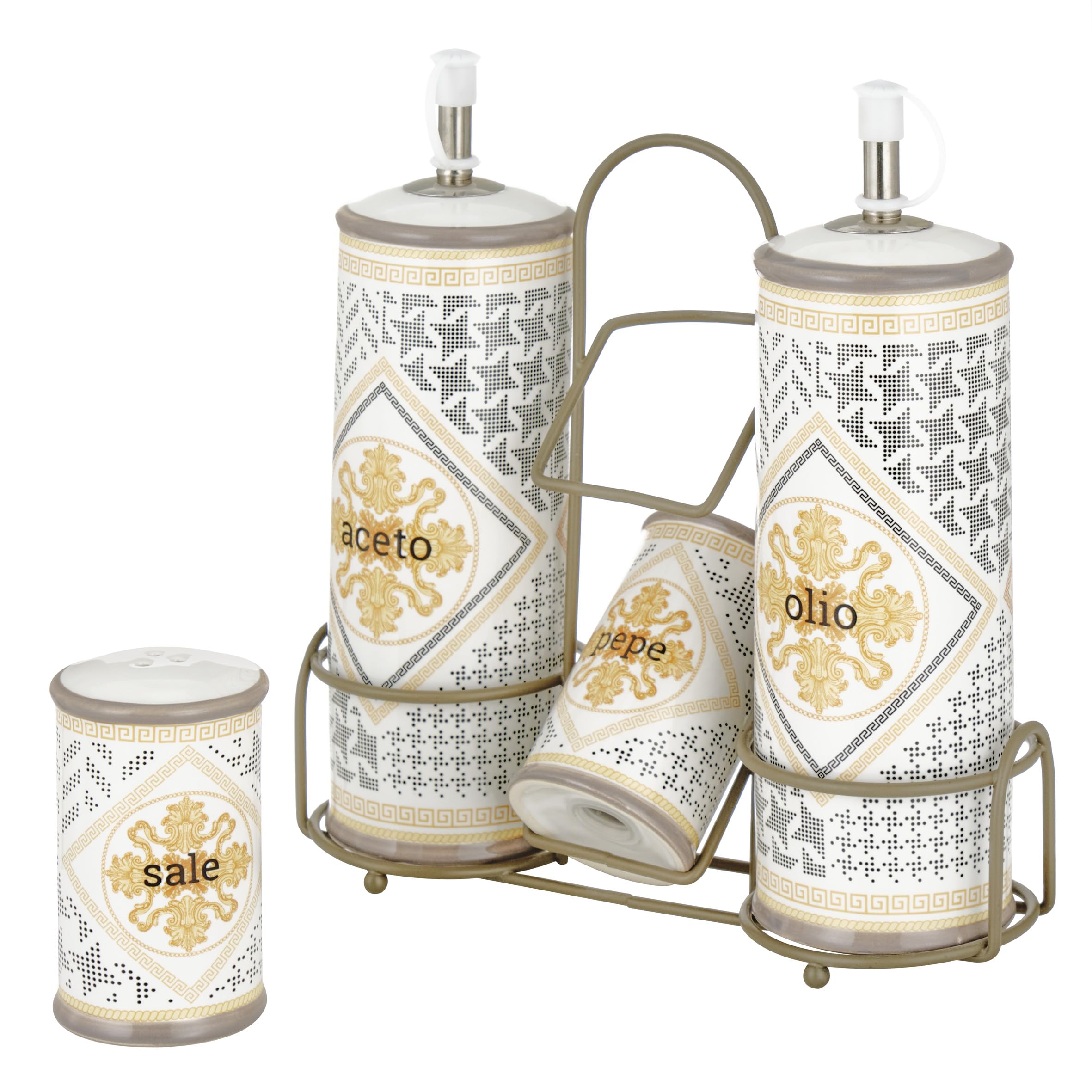 Baroni Home Domus Menage Olio Aceto Sale Pepe Ceramica