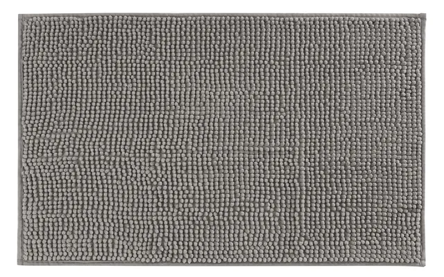 Baroni Home Tappeto Bagno Ciniglia Grigio 50x80 cm Antiscivolo