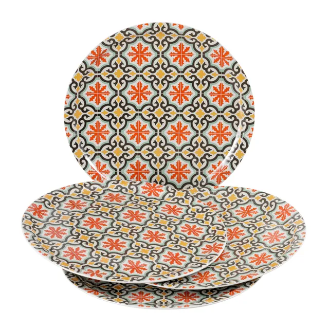 Baroni Home Set 4 Piatti Pizza Cefalù Porcellana 31 cm