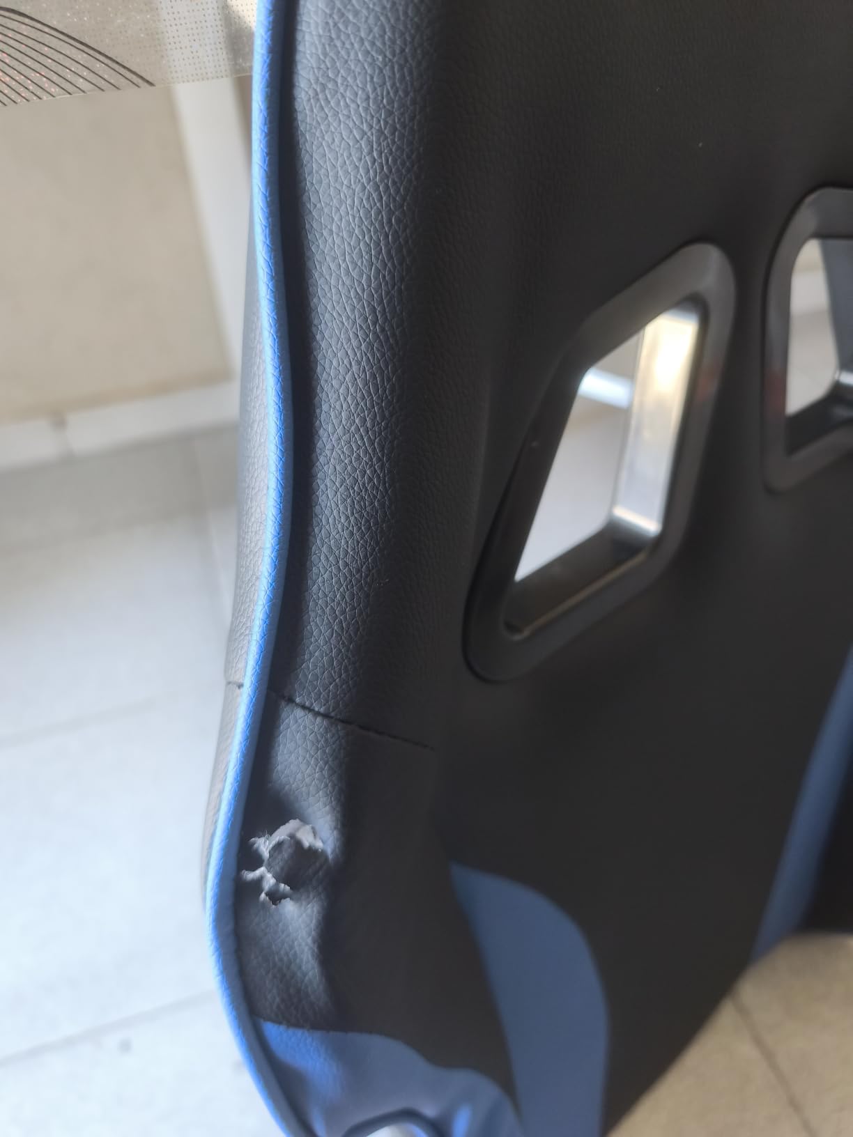 Baroni Home sedia gaming rossa reclinabile massaggio lombare