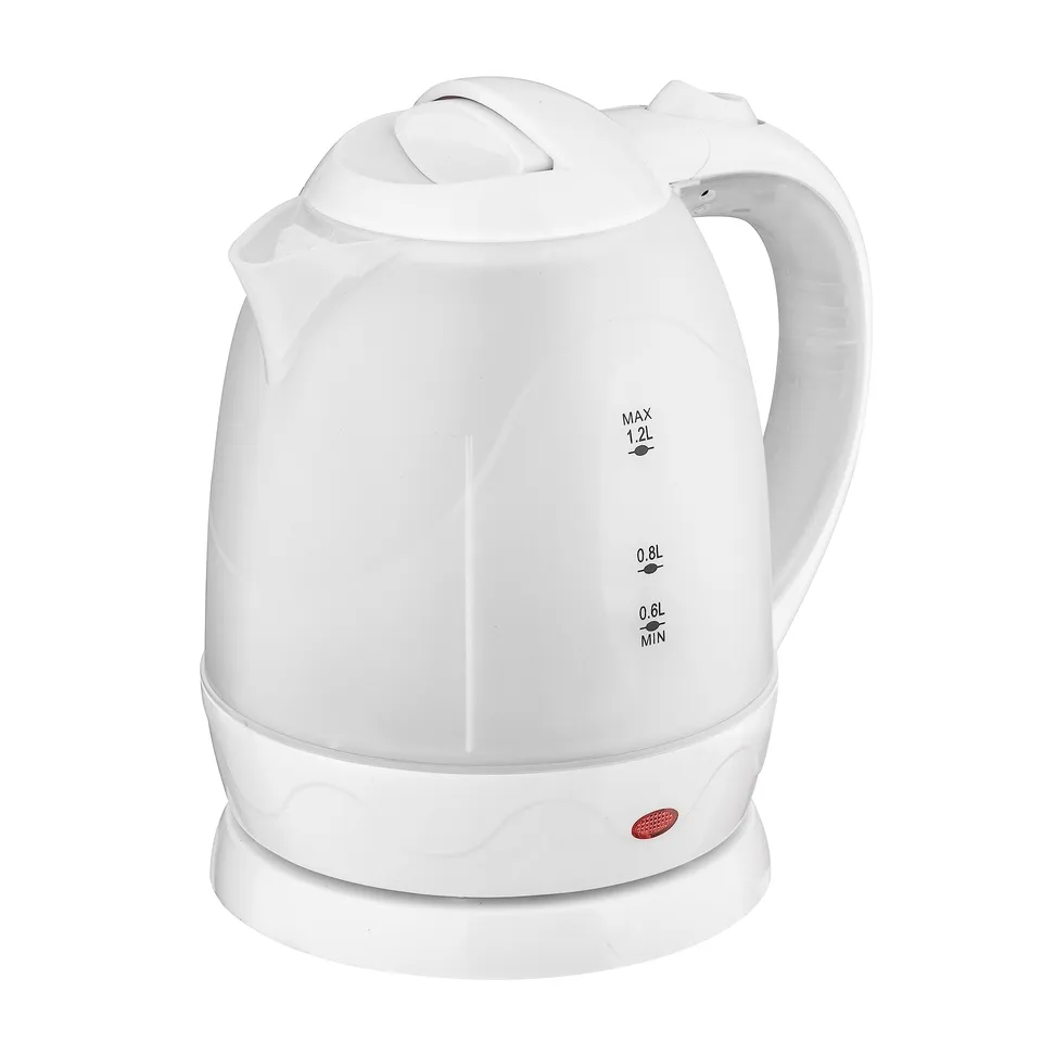 Baroni bollitore elettrico 1,2 litri bianco acciaio 1200W