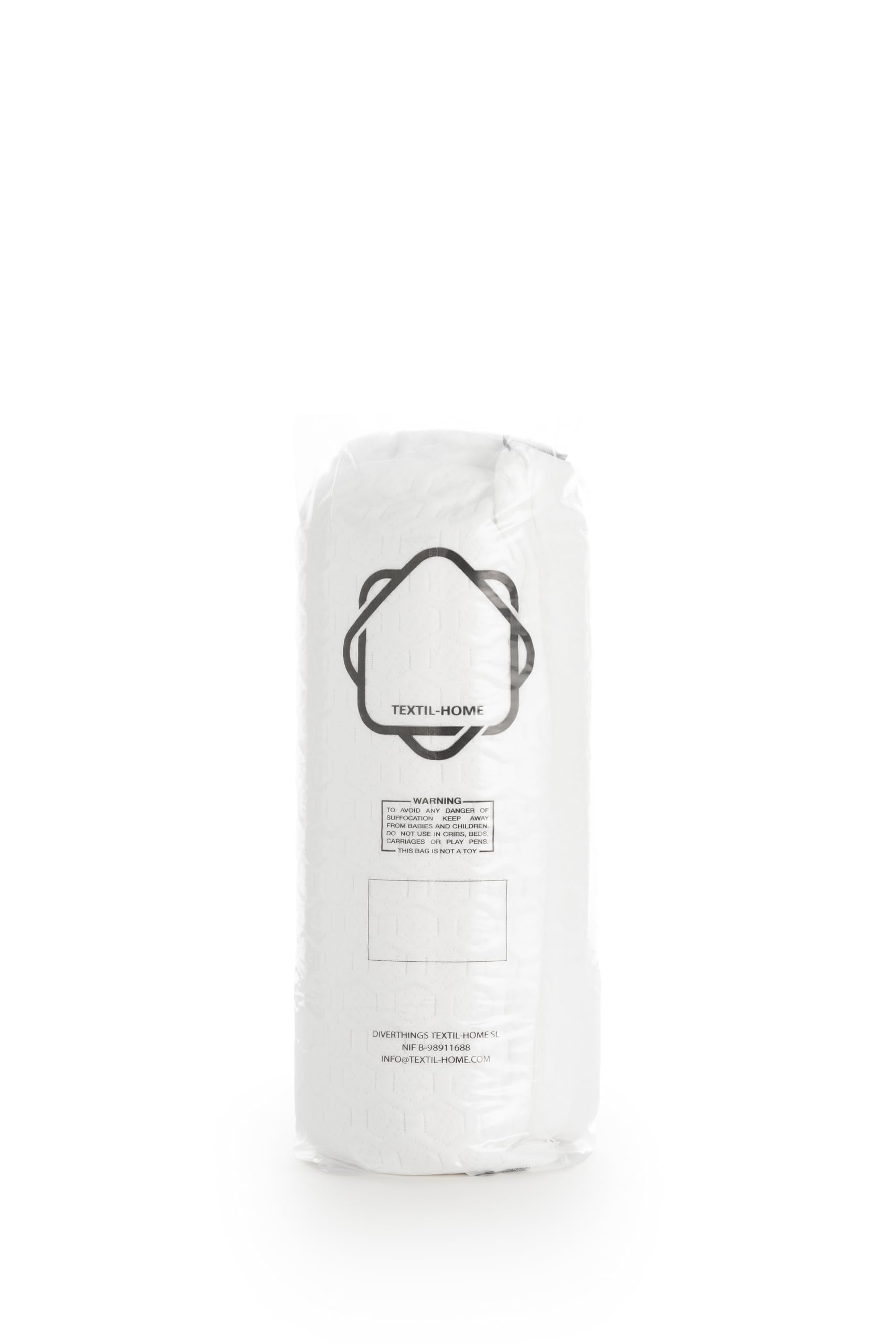 Textilhome Cuscino Memory Foam Cervicale 70 cm Aloe Vera Sfoderabile