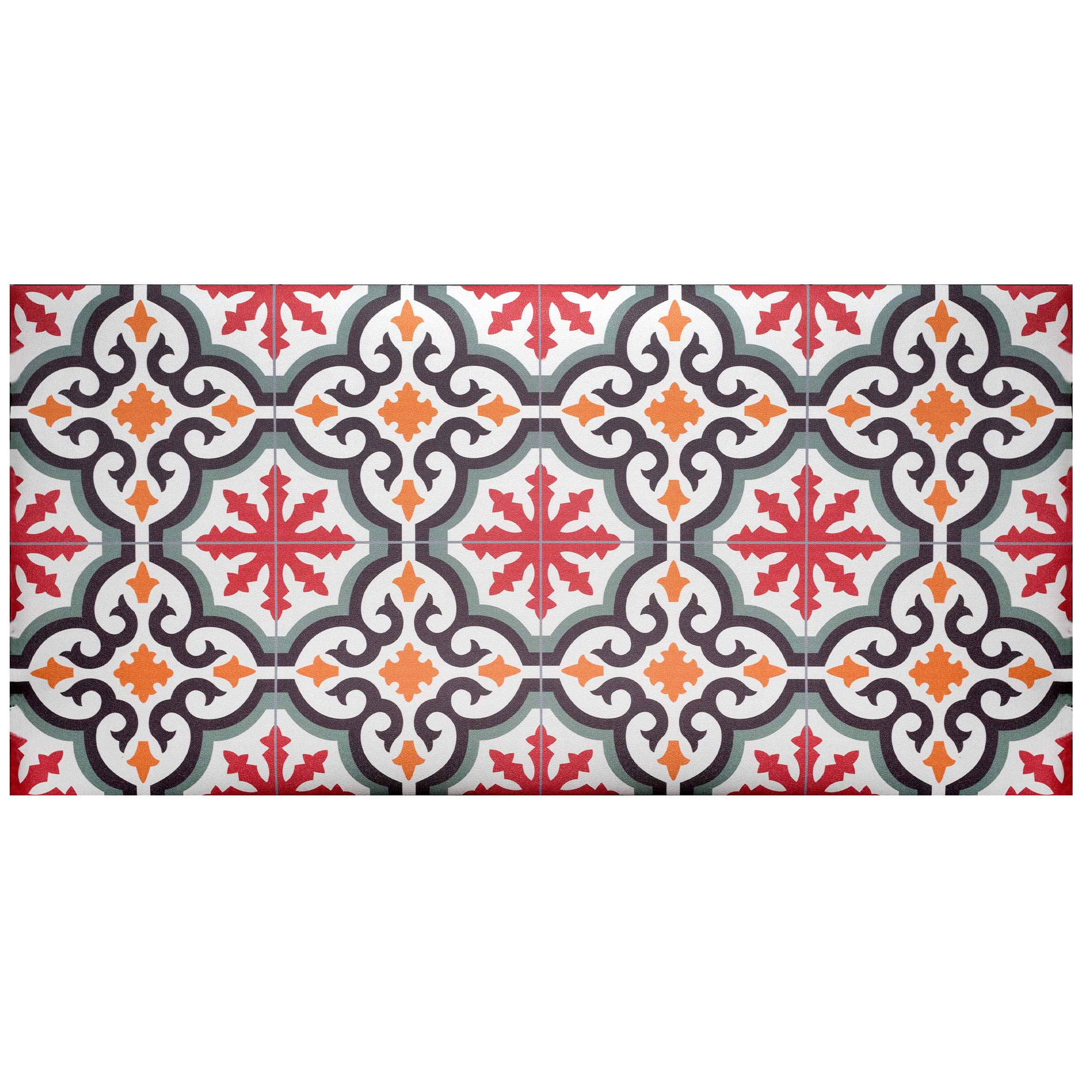 Baroni Home Tappeto PVC 120x60 cm Spezie Antimacchia