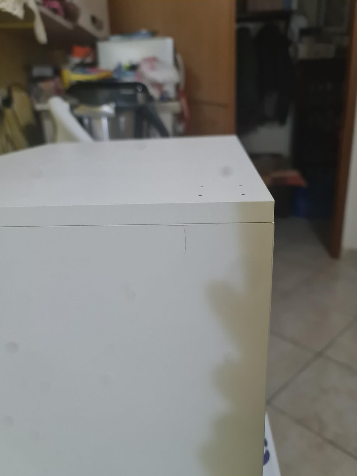 Baroni Home Carrello Ufficio 3 Scomparti Bianco 30x40x36 cm