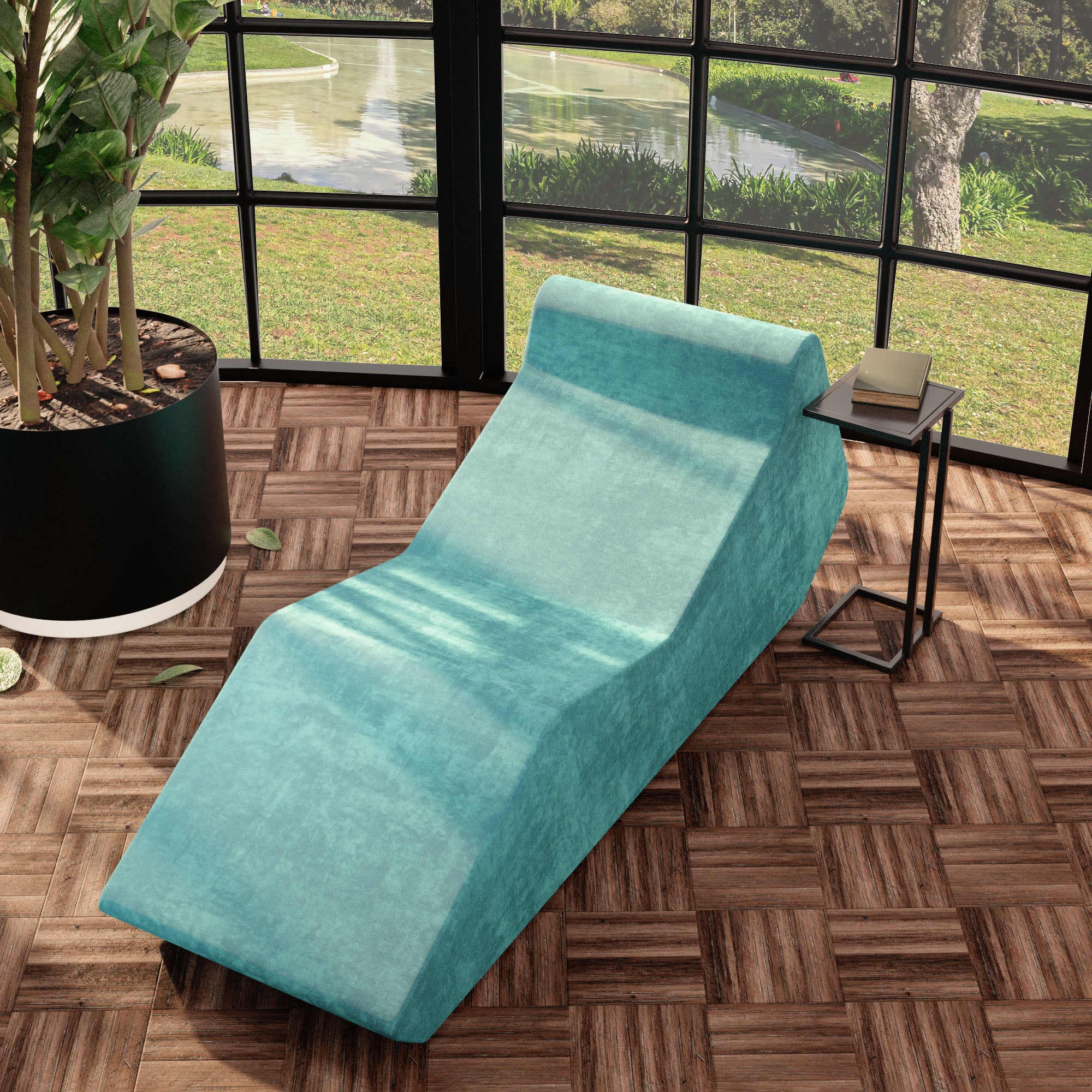 Spouf Essenza e Forma Chaise Lounge Chaise Longue