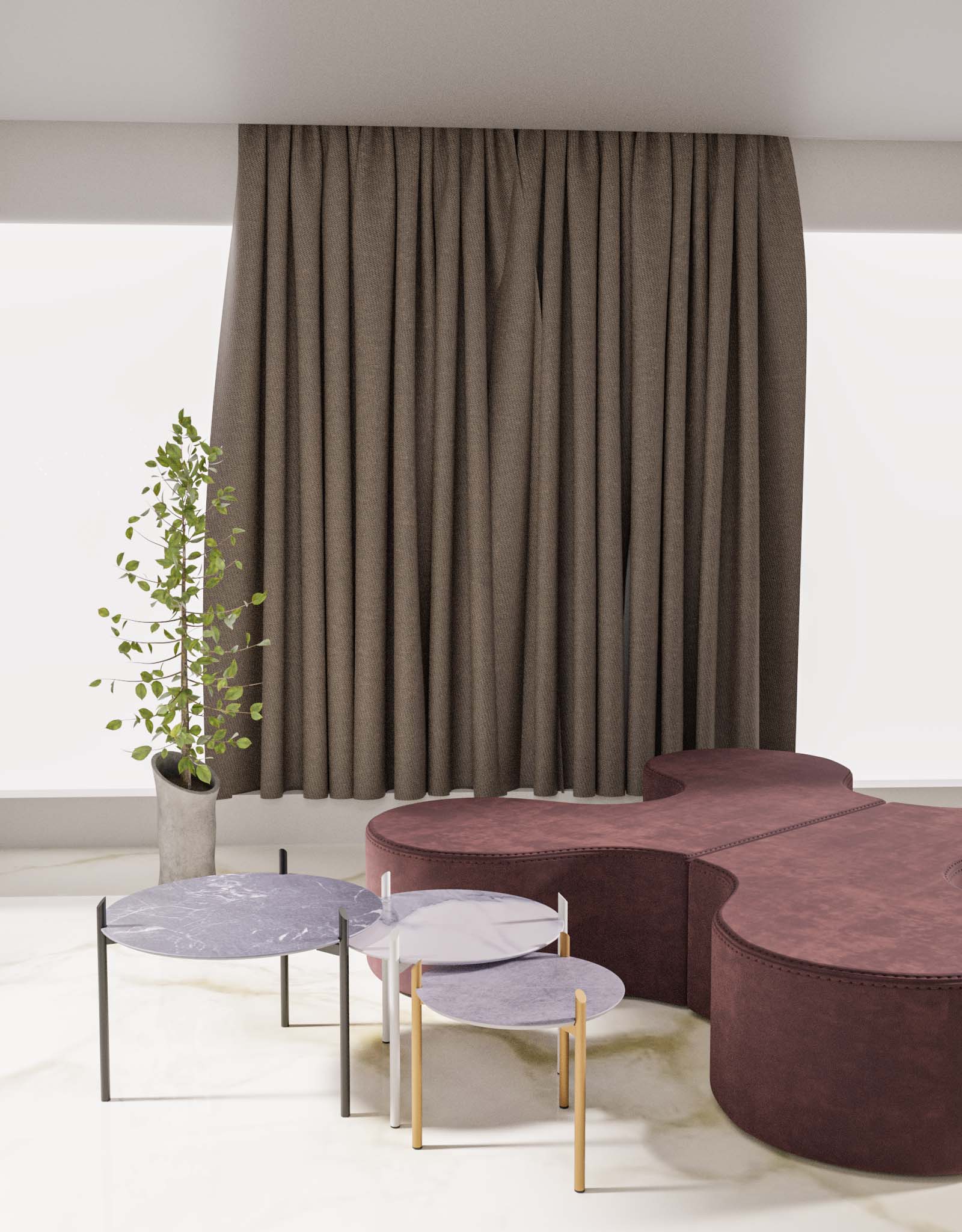 Spouf Quadrifoglio pouf design salotto