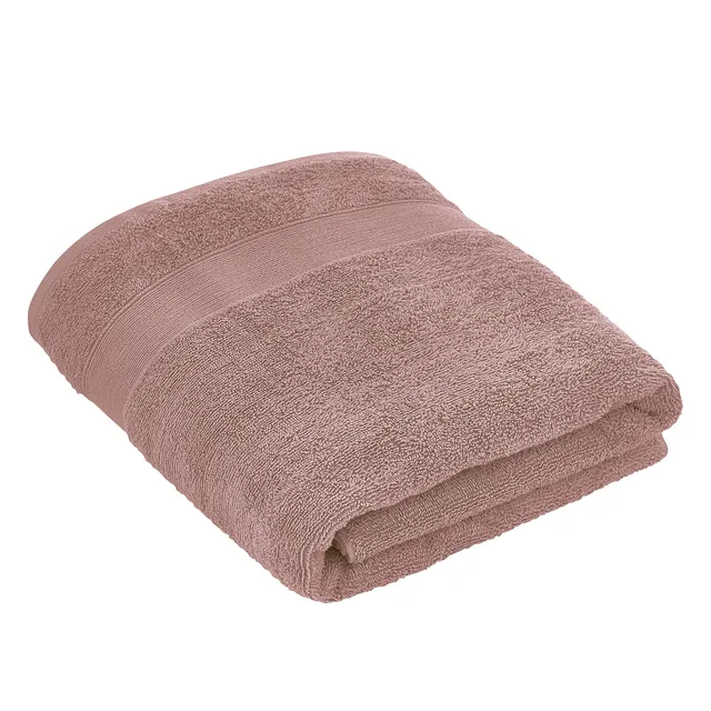 Baroni Home Telo Bagno Cotone 90x140 Rosa 350 g