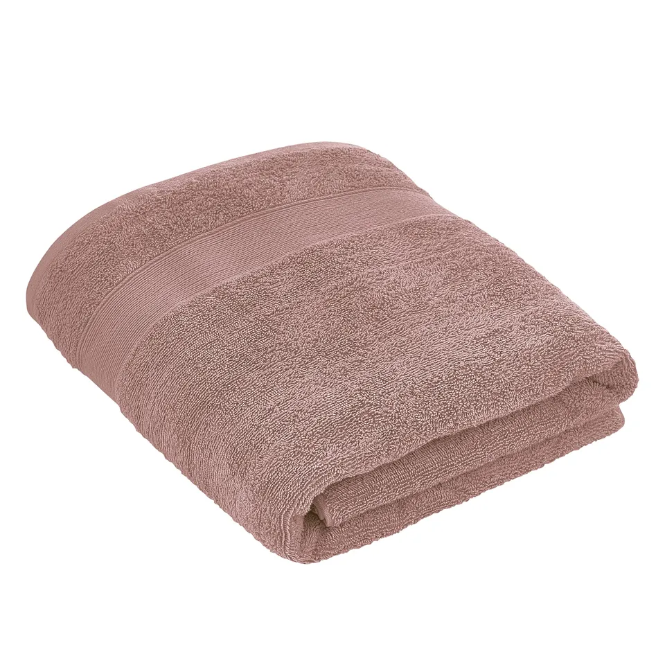 Baroni Home Telo Bagno Cotone 90x140 Rosa 350 g