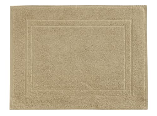 Baroni Home Tappetino Bagno Cotone Ecru 45x60 cm