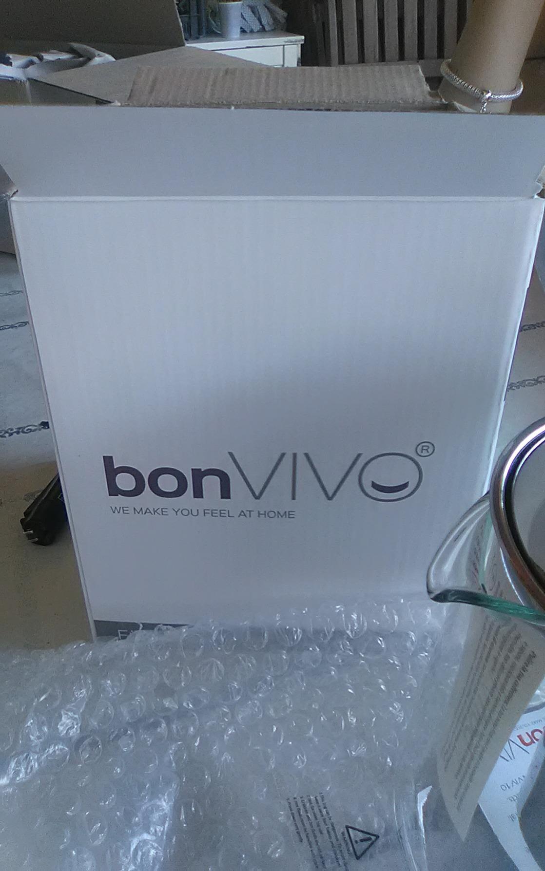 bonVIVO Fridu teiera vetro 1 litro con filtro infusore
