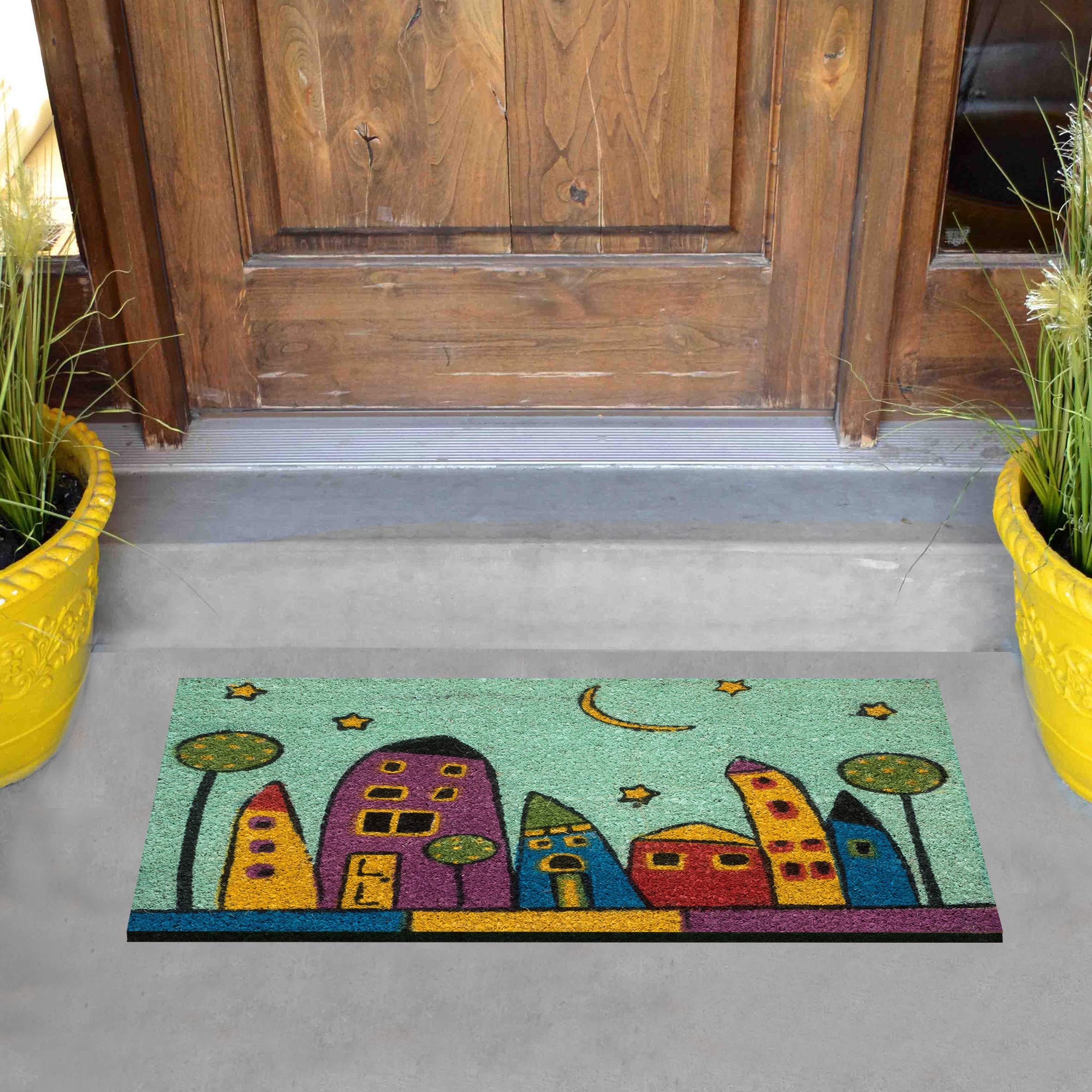 Baroni Home zerbino cocco Villaggio Notte 60x40 cm