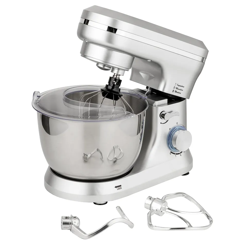 Baroni impastatrice planetaria 1000W 4,5L acciaio 6 velocità