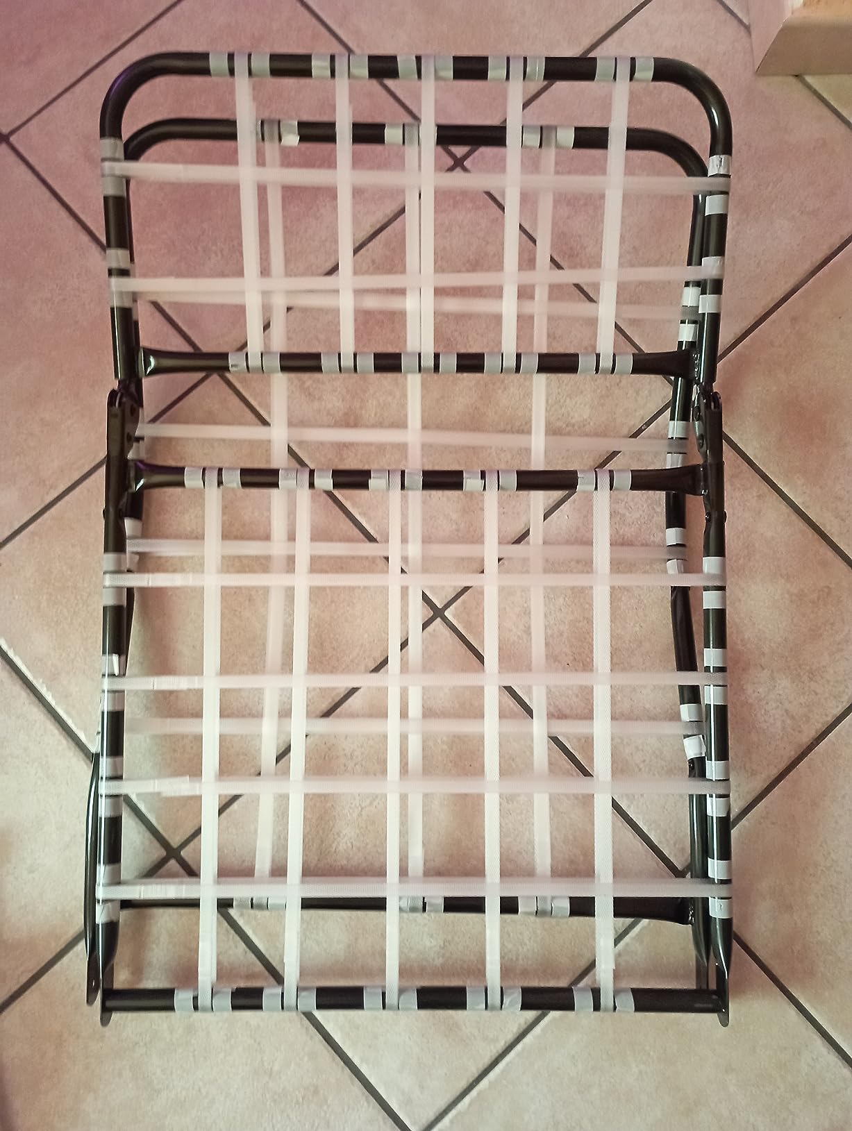 Baroni Home sedia a dondolo tessuto grigia 67x82x98 cm