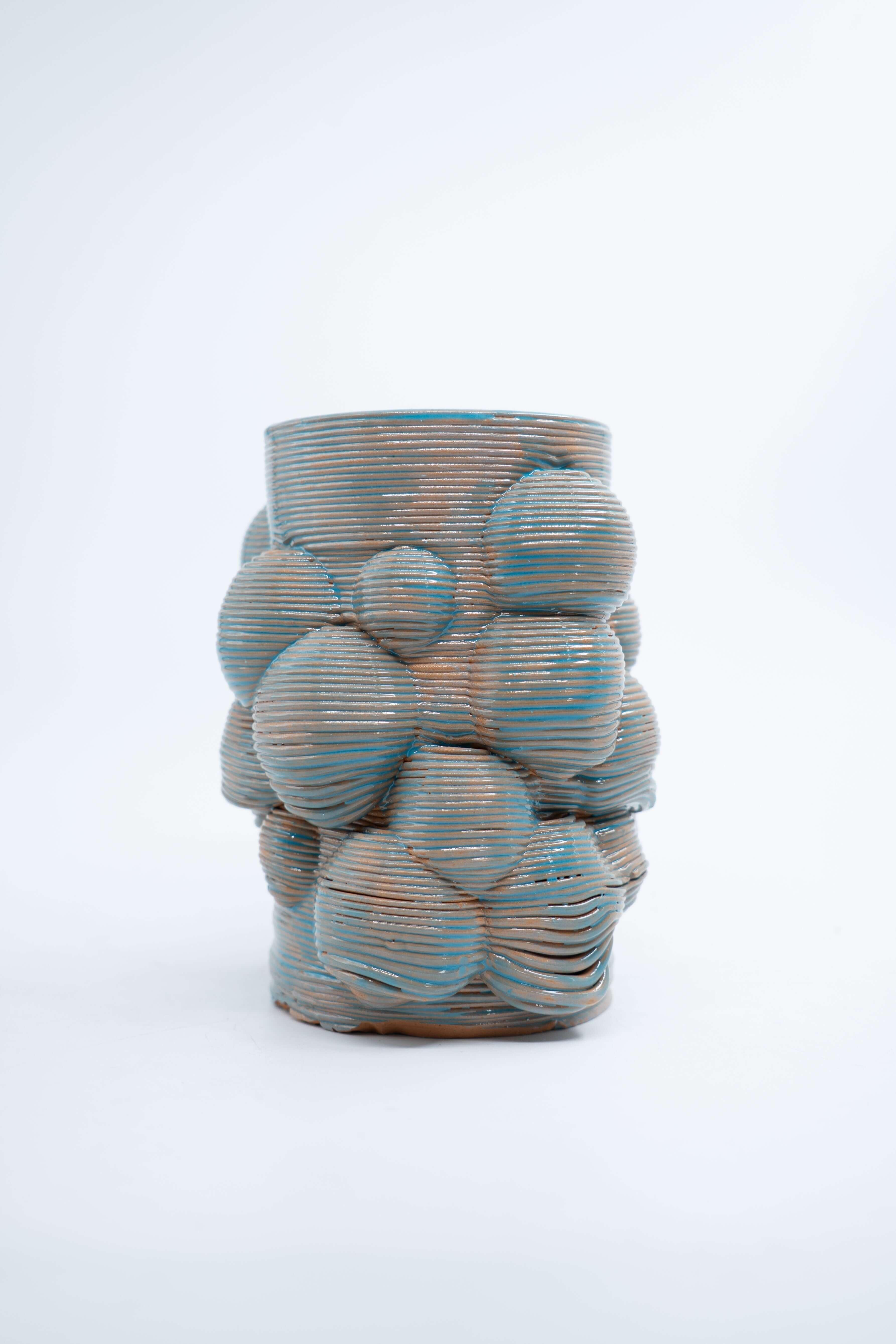 SuperForma Bolle 03 vaso azzurro turchese
